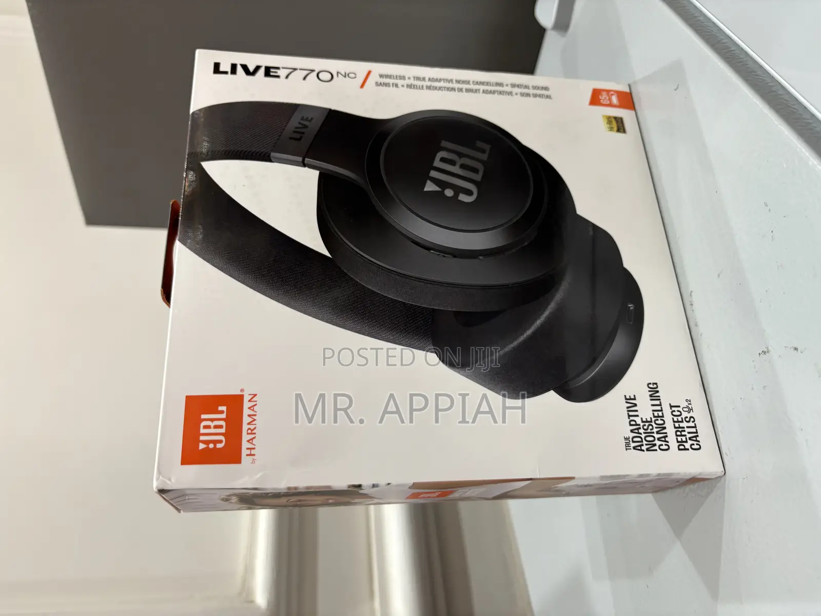 Fresh in Box JBL Live 770 Premium Over Ear Headphone(Black) 