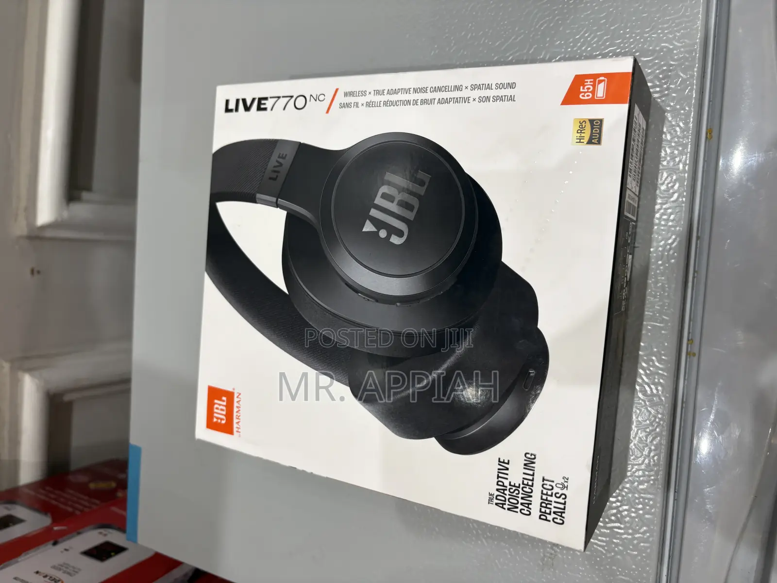 Classic JBL Live 770 Premium Noise Cancelling Headphone(Black) 