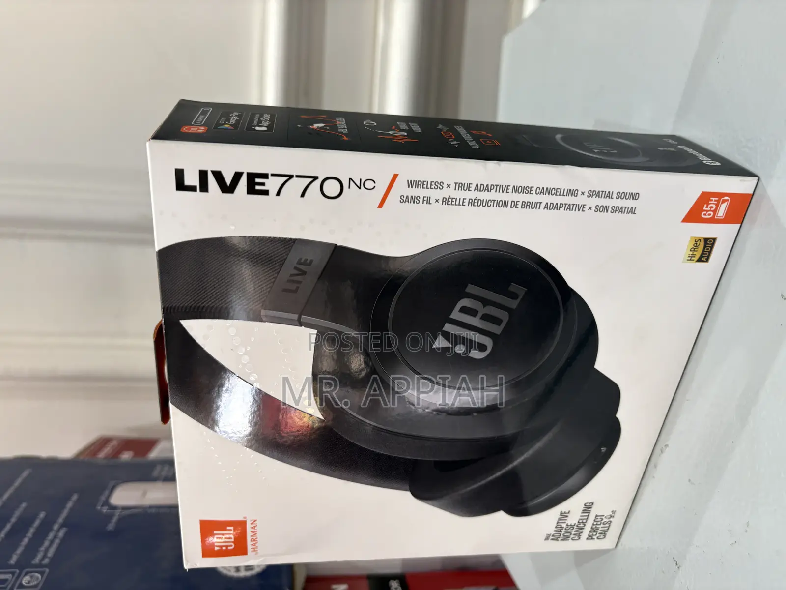 Shop JBL Live 770 Premium Noise Cancelling Headphone(Over Ear)Black