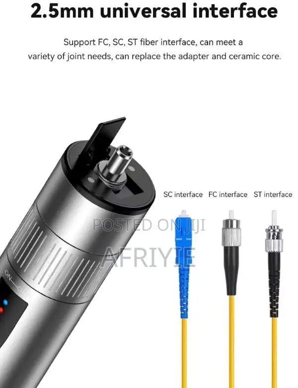 Rechargeable Fiber Optic Visual Fault Locator