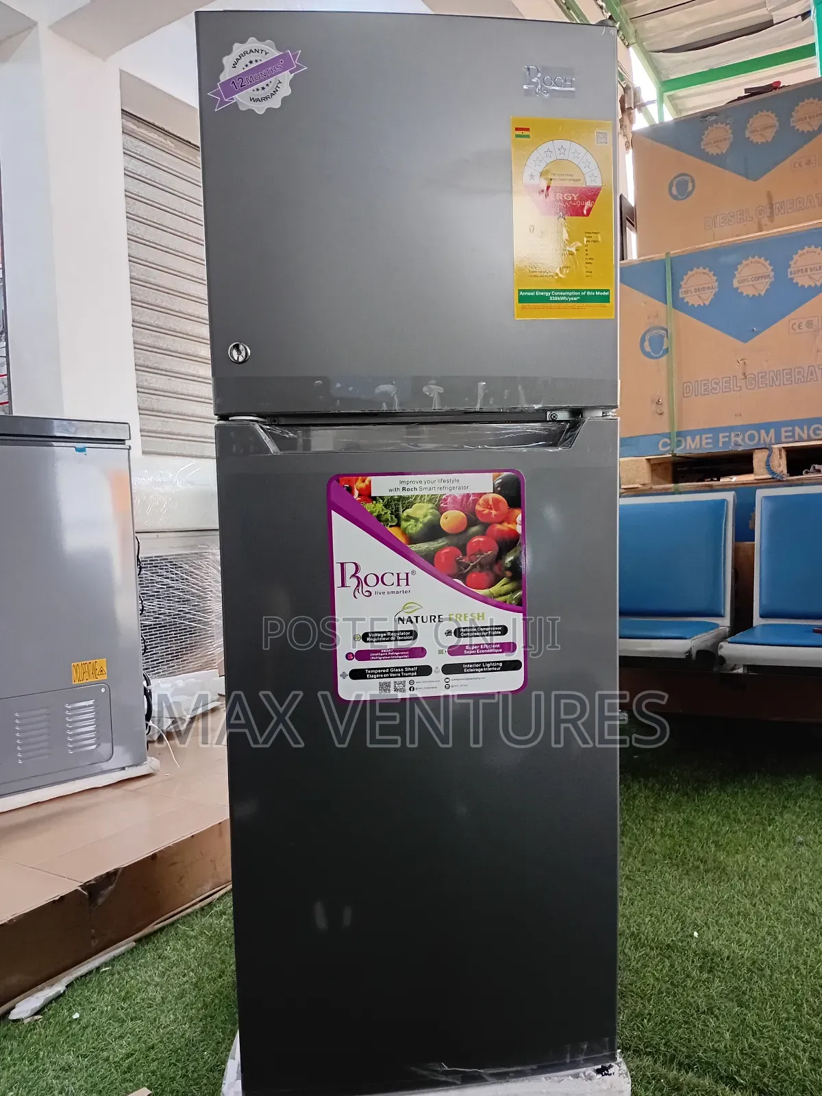 Energy Efficient 128 Litres Top Freezer Refrigerator for Homes