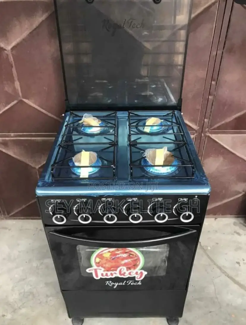 Royal Tech 4 Gas Stove Burner With Oven