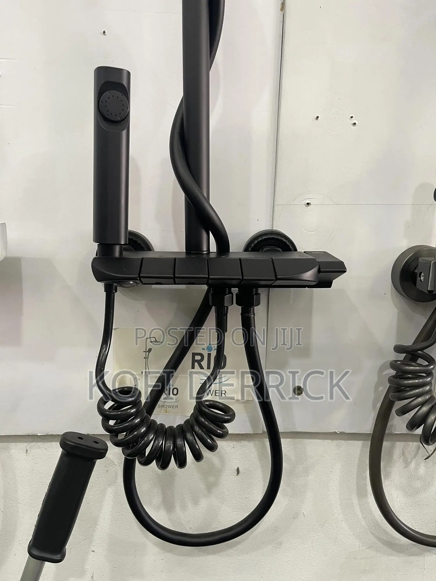 Black 4in1 Shower - Piano Shower Mixer (Hot and Cold Mixer)