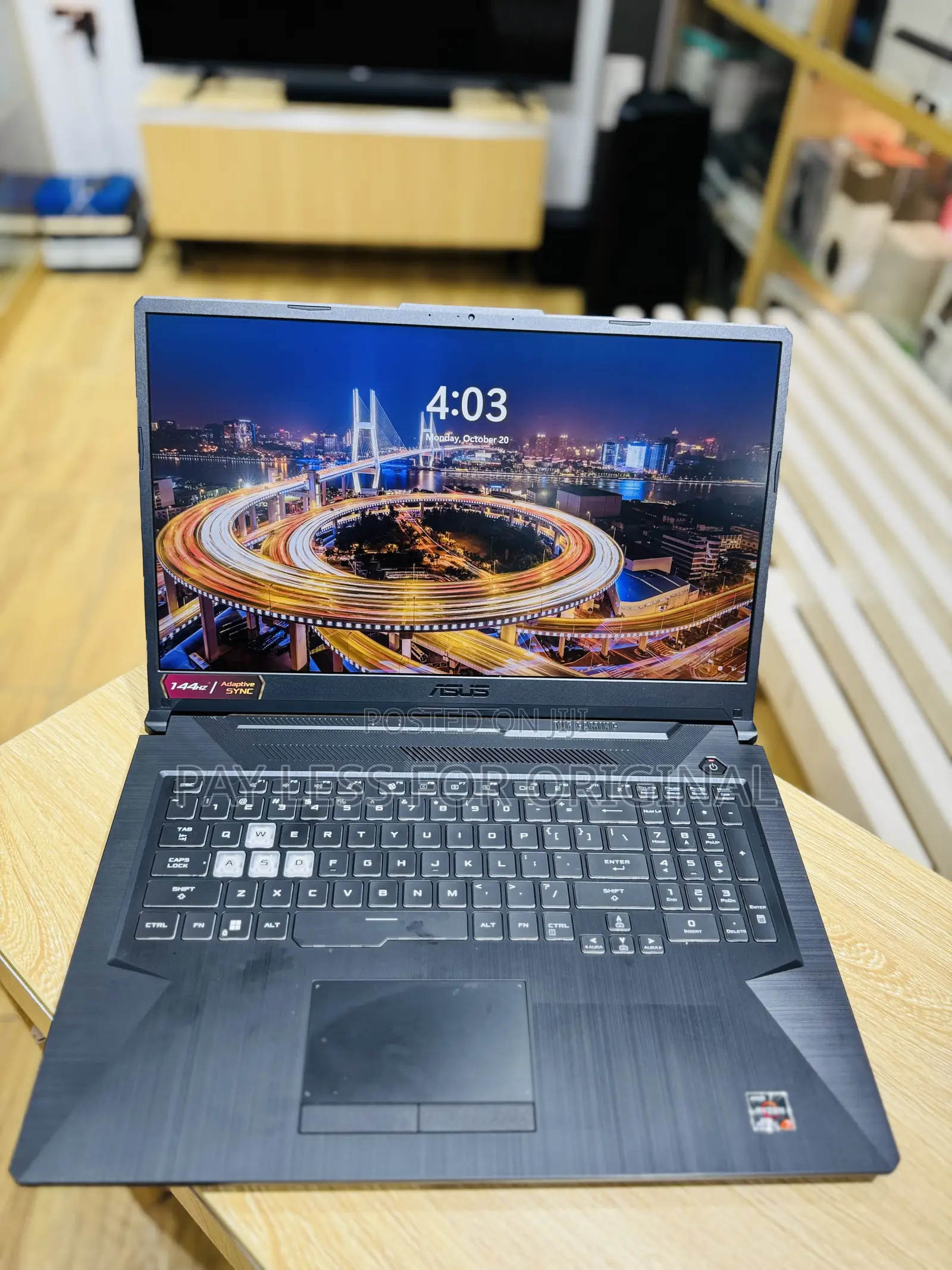 New Laptop Asus TUF Gaming A15 8GB AMD Ryzen 7 SSD 512GB