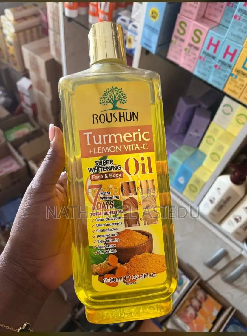 Roushun Turmeric + Lemon Vita-C Super Whitening Oil
