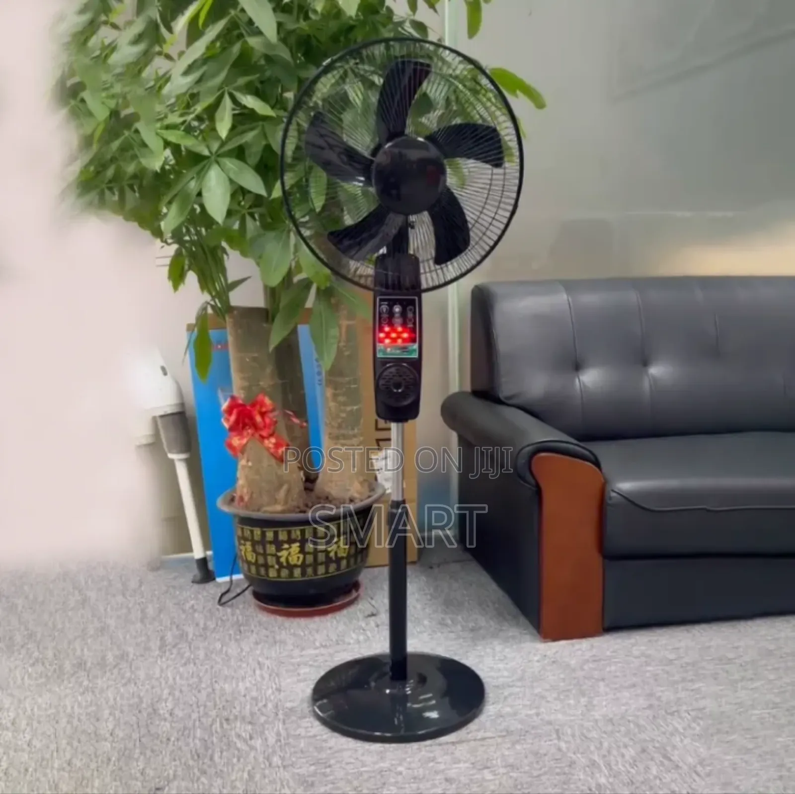 16 Inch Rechargeable Electric Solar Music Fan, Bluetooth and Panel
