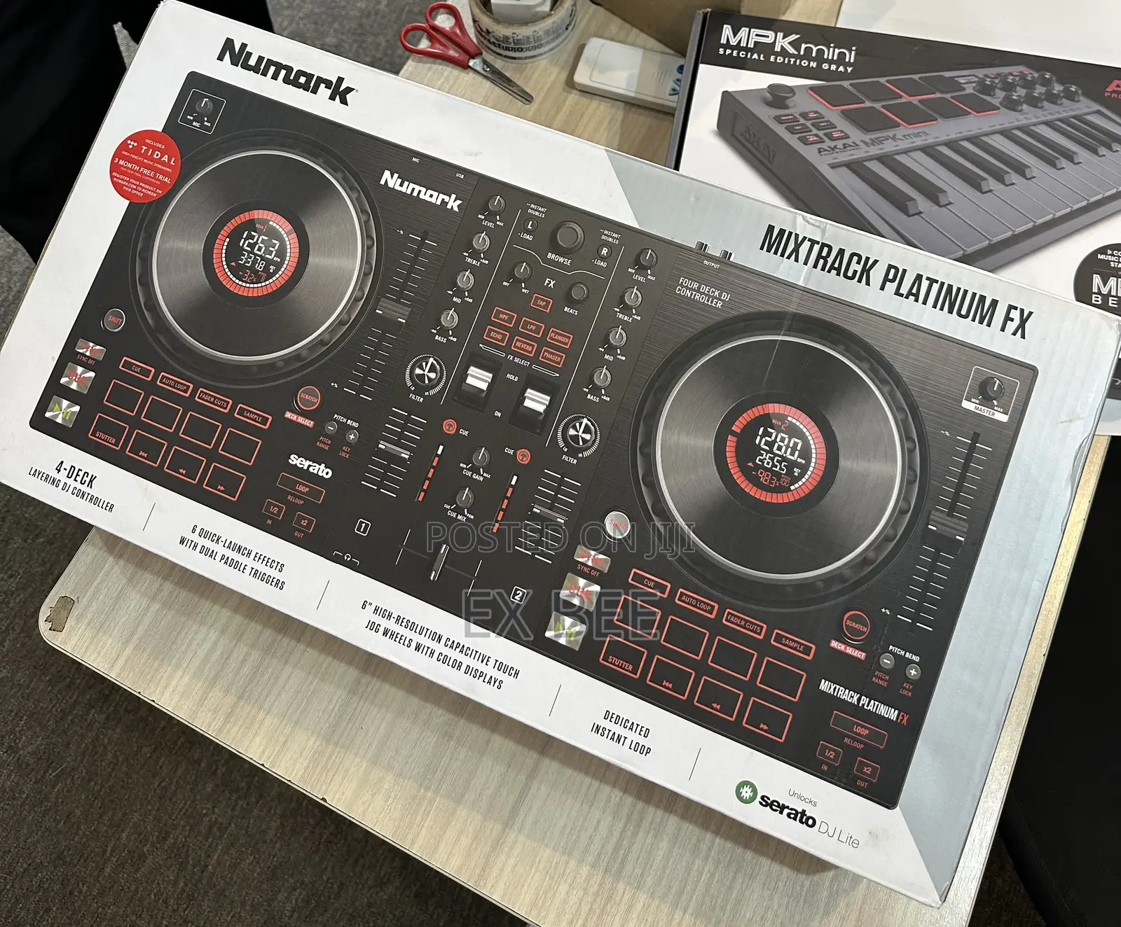 Numark Mixtrack Platinum Fx Serato Dj Controller 4 Decks