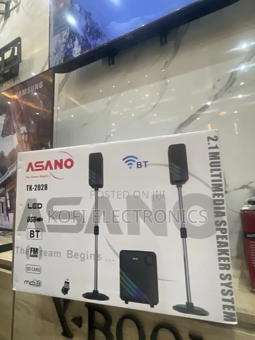 Sleek Dual-Tower Asano Bluetooth Speaker Set