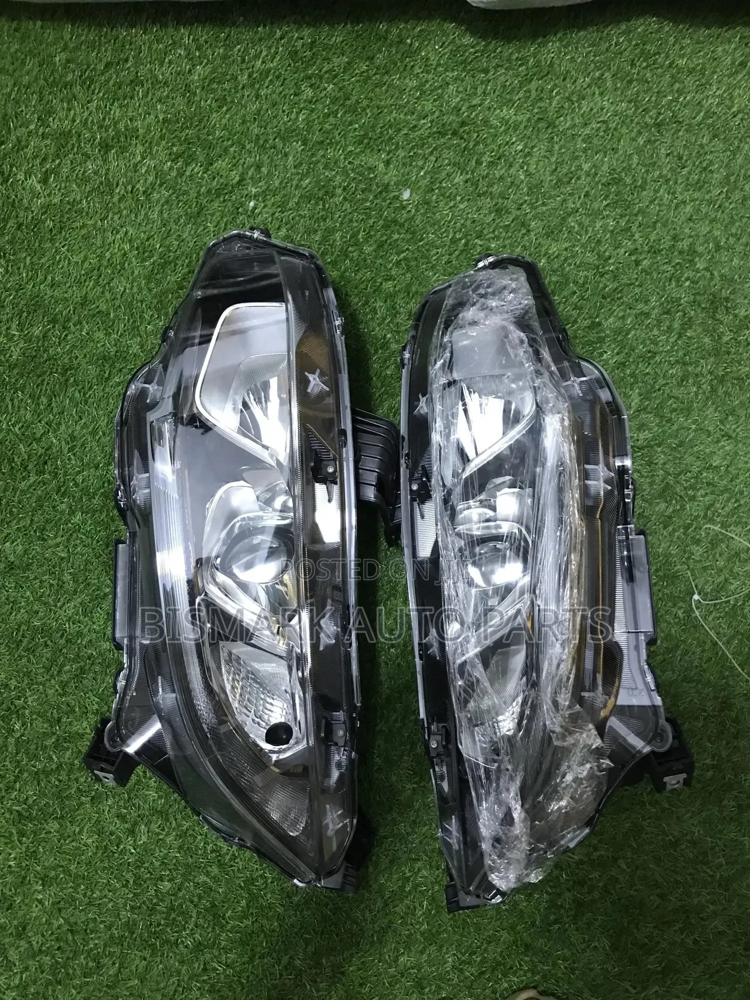 Honda Civic 2016-2017-2018-2019-2020-2021 Headlamps Half Led Pair