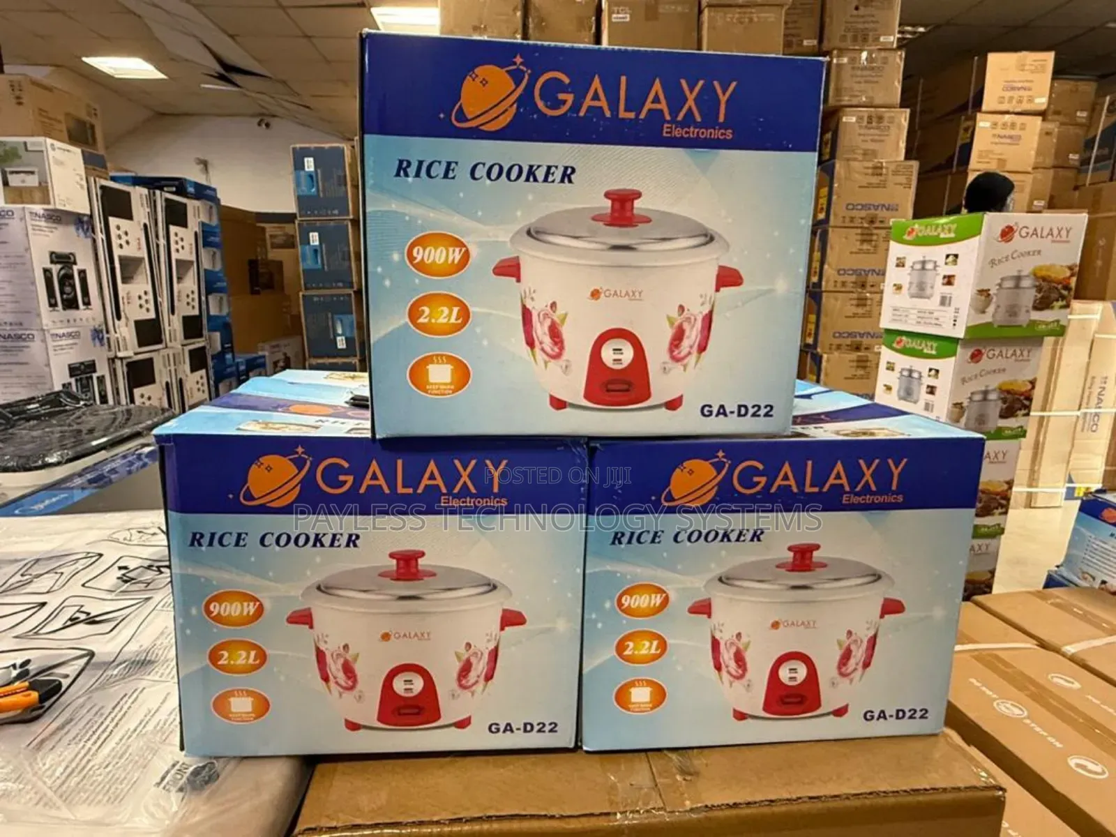 Galaxy 900w 2.2l Rice Cooker