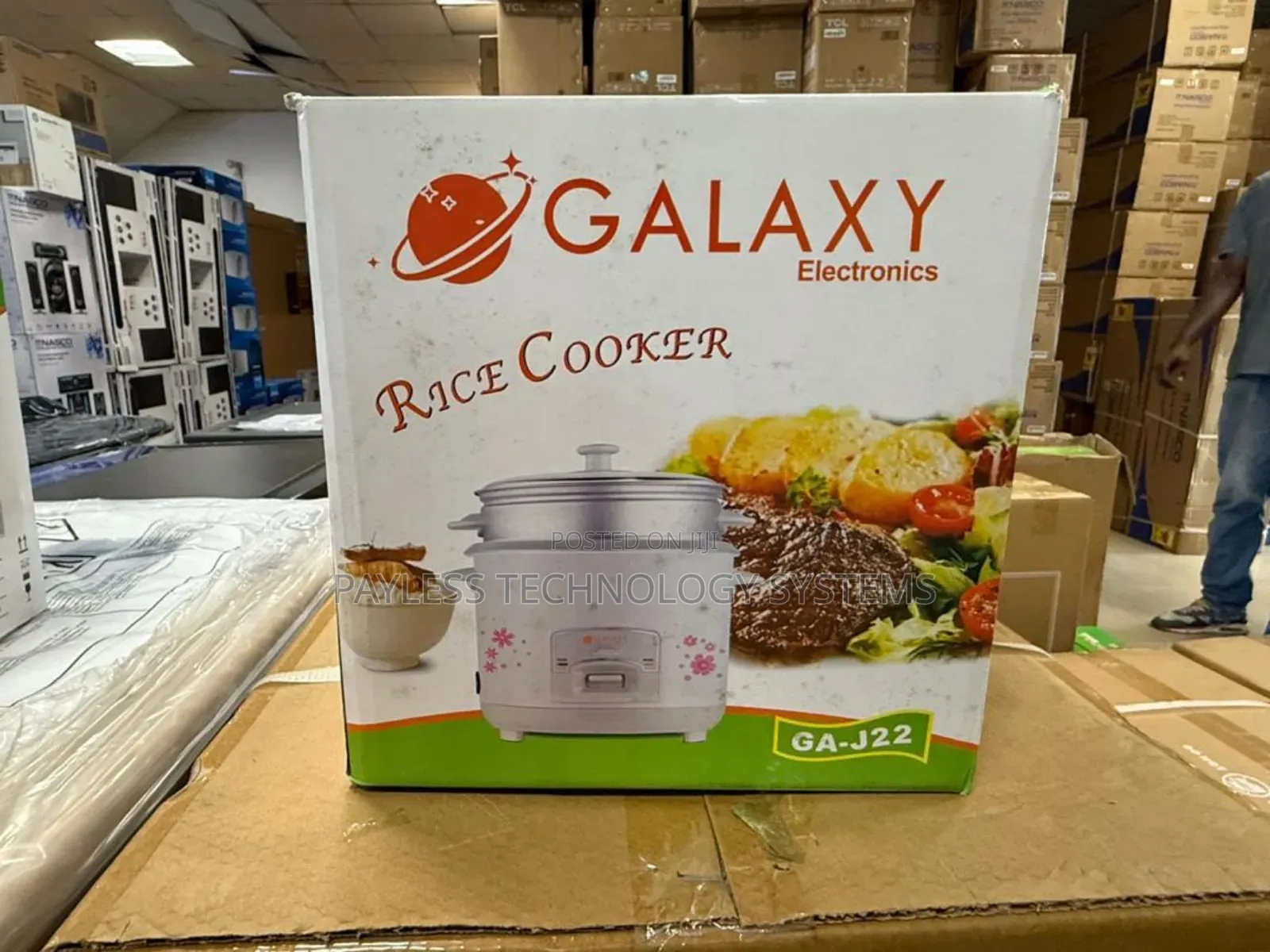 Galaxy Ga-J22 Rice Cooker 2.2 LTR - 900w