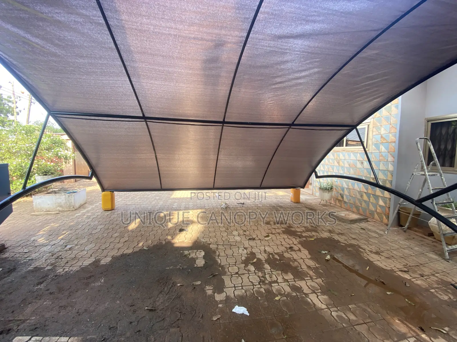 V Shape Carport