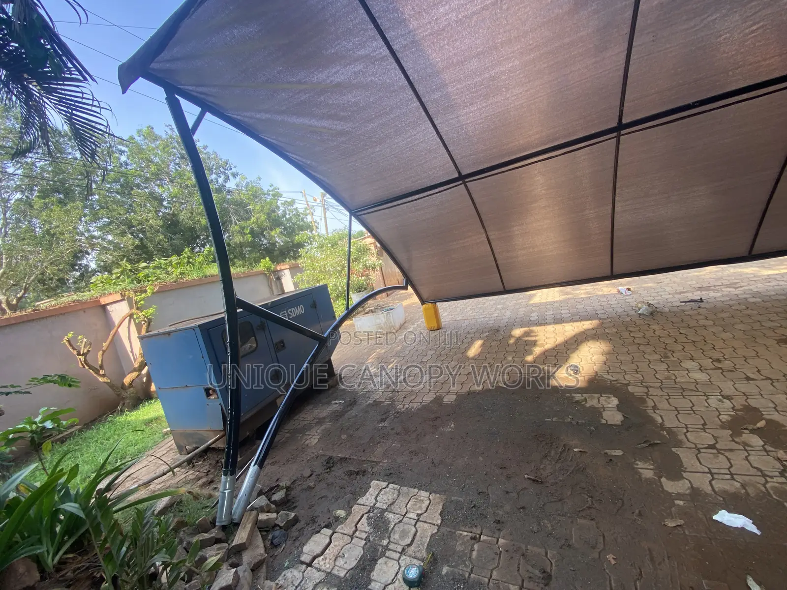 V Shape Carport