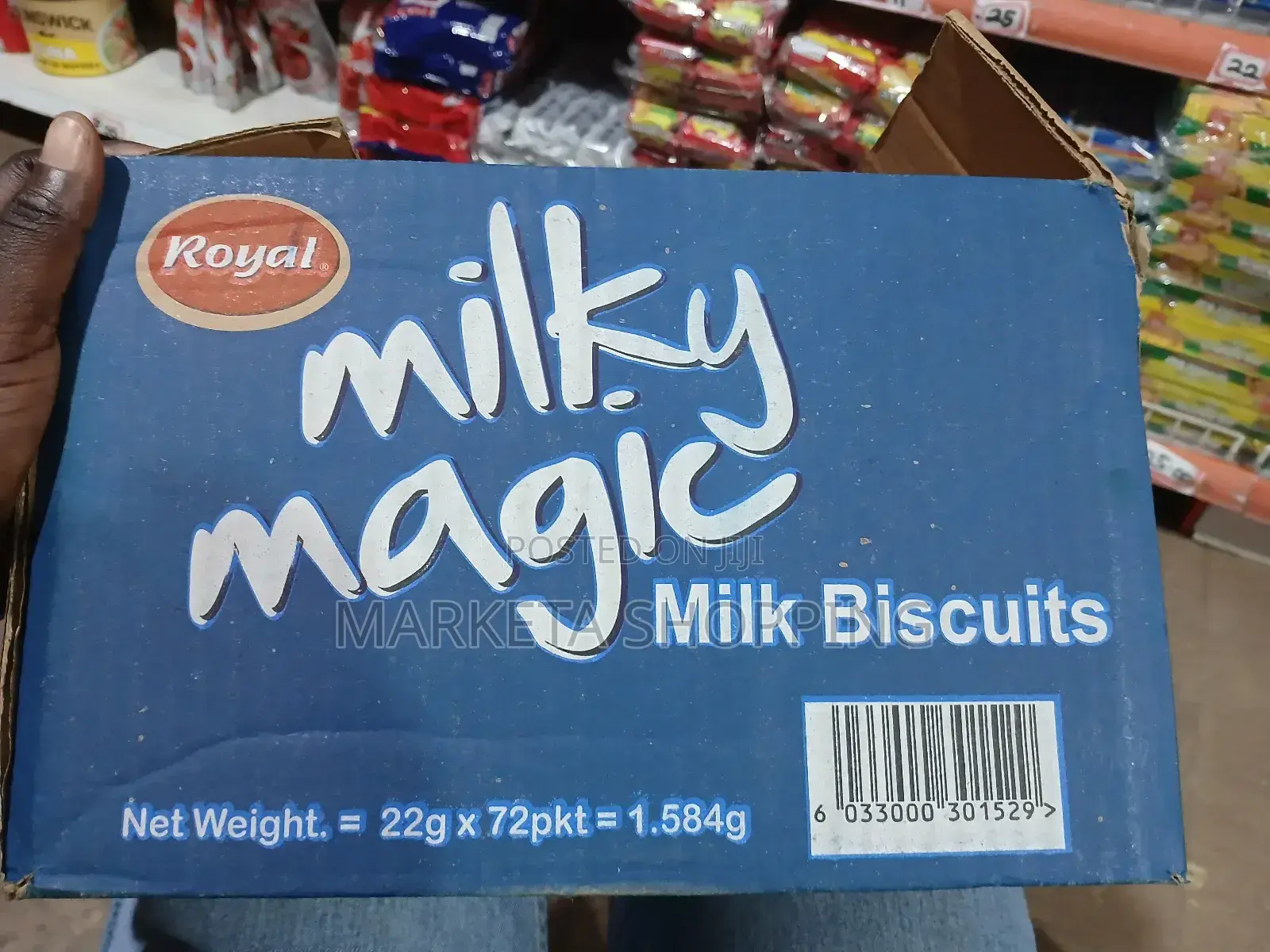 Milky Magic Biscuits 22gx12