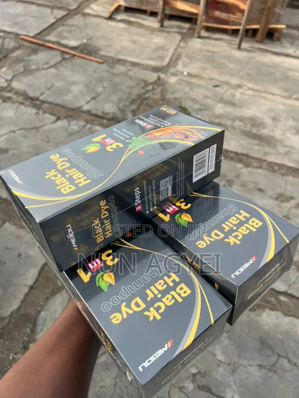 Black Hair Dye (Shampoo)