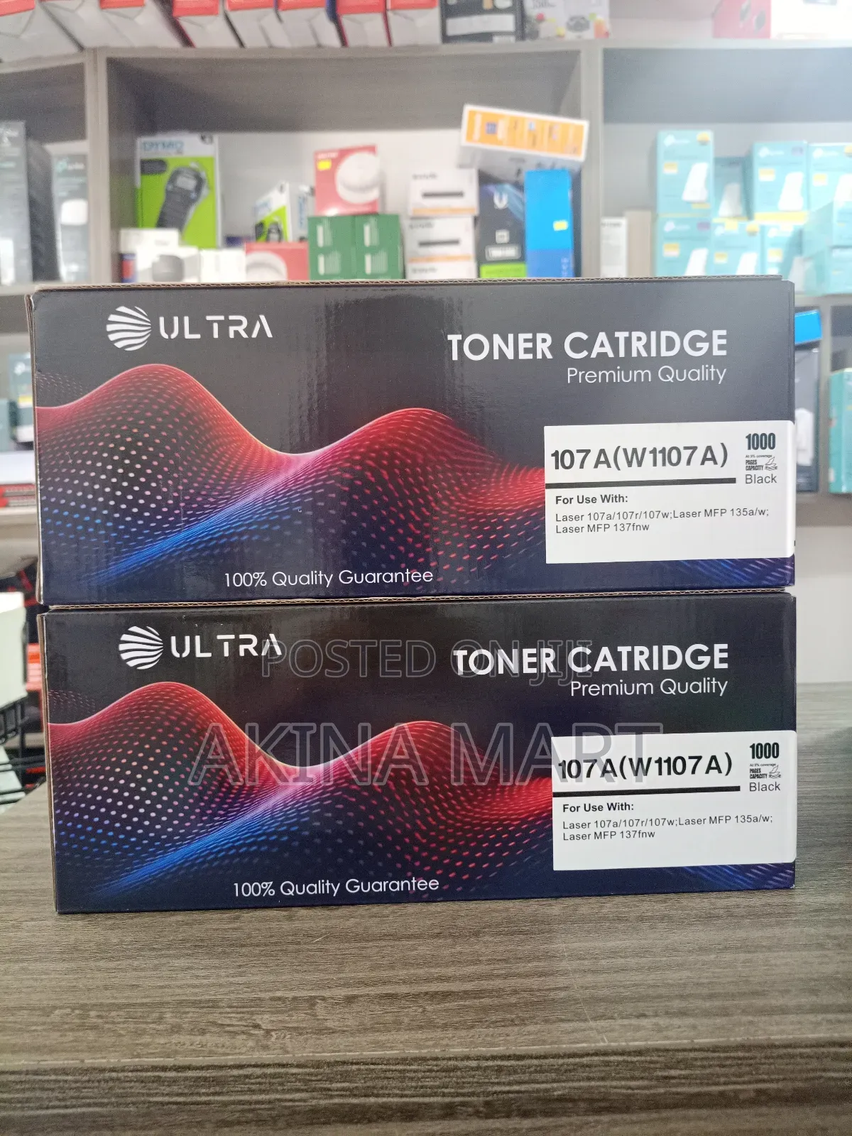 Ultra Toner Cartridge 107a Black