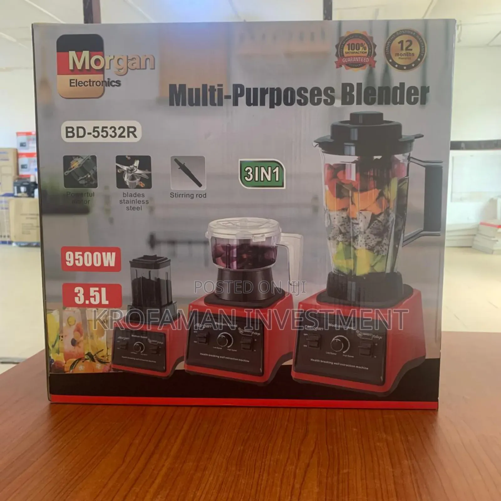 Morgan Strong Blender 3 In1 3.5l Bd-5532r