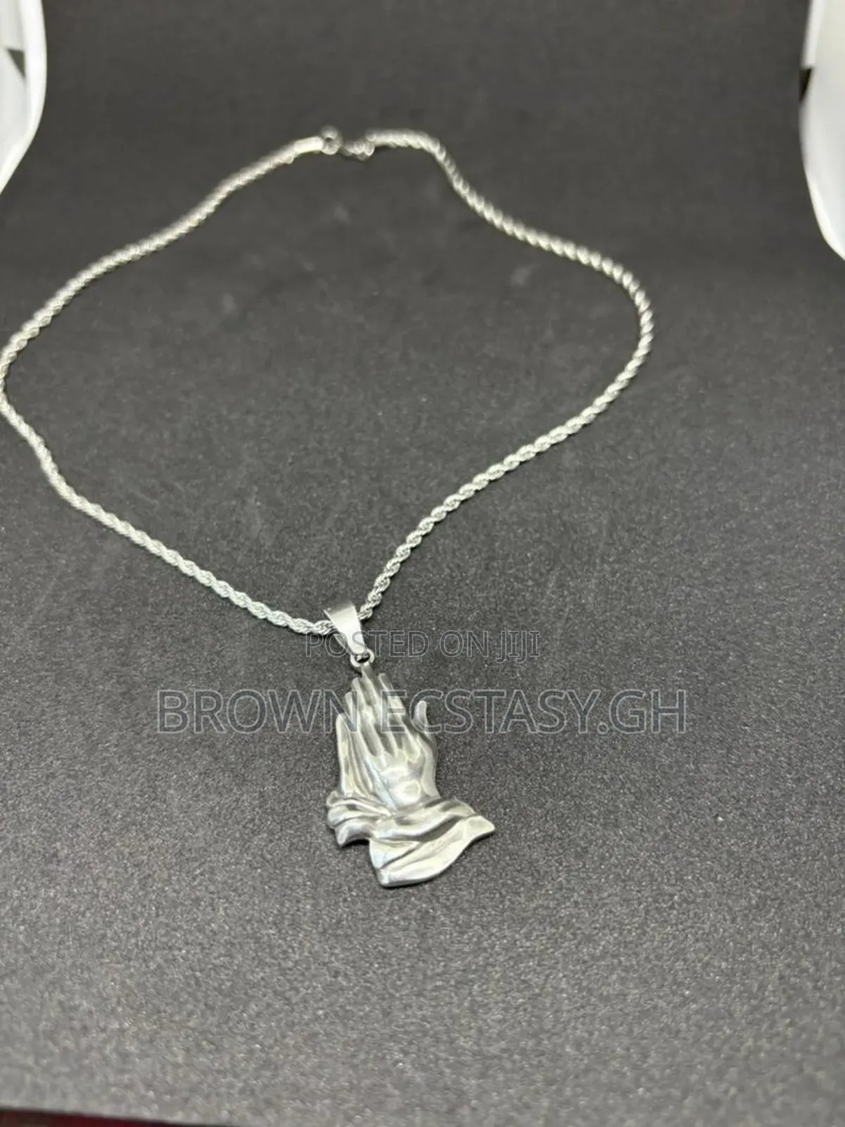 Pray Necklace ( Available in Gold or Silver Variant)