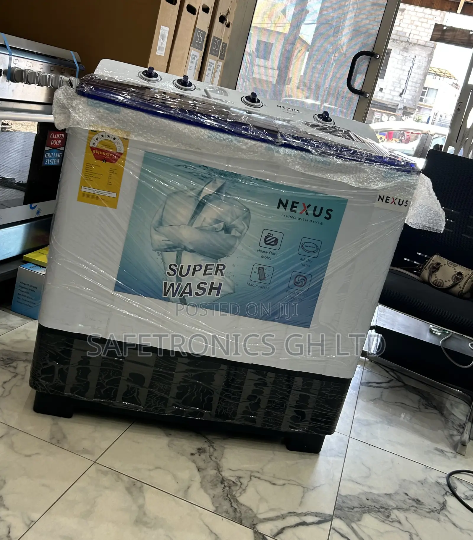 Perfect Best Top Loader 15.0kg Nexus White Semi-Automatic Washer