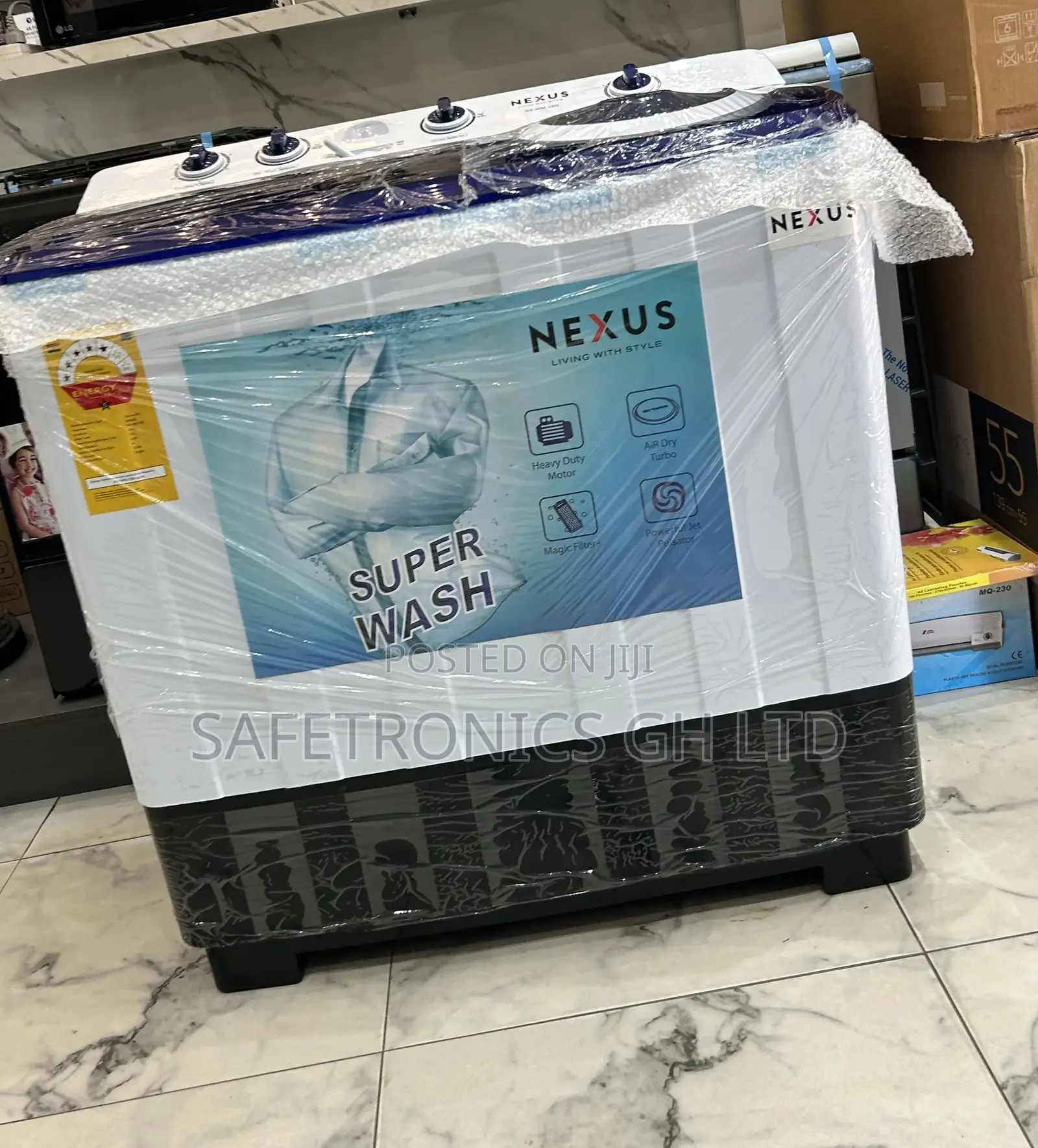 Long Lasting Original Nexus Top Load Twintub 15.0kg Semi Automatic