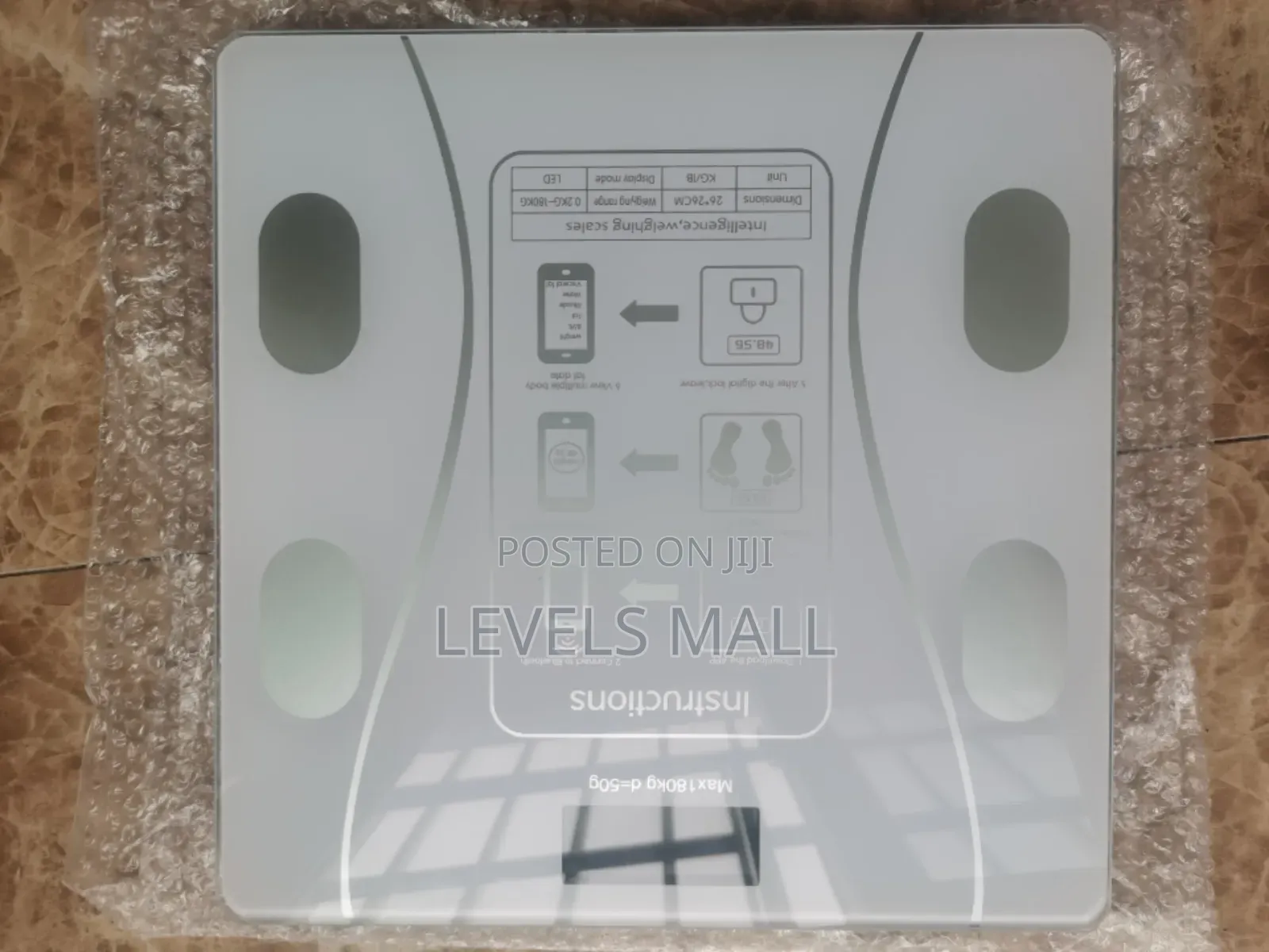Smart Bluetooth Weighing Scale 180kg