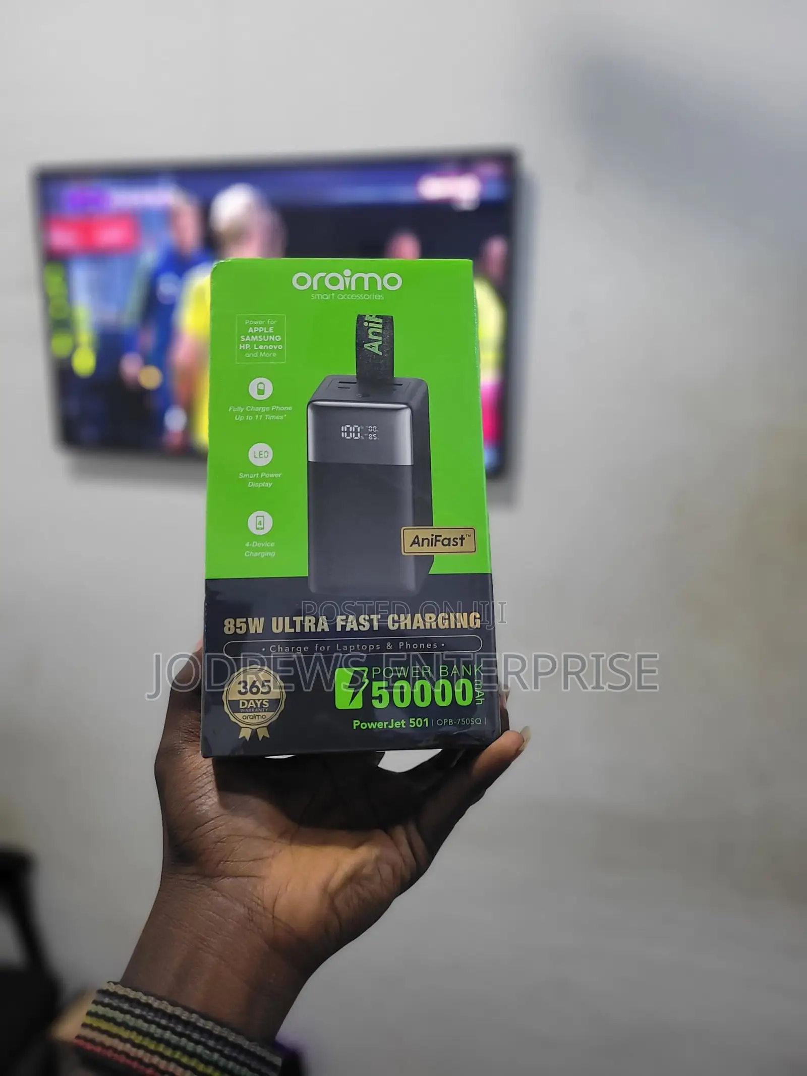 Oraimo Powerjet 501 50000mah 85w Fast Charging Power Bank
