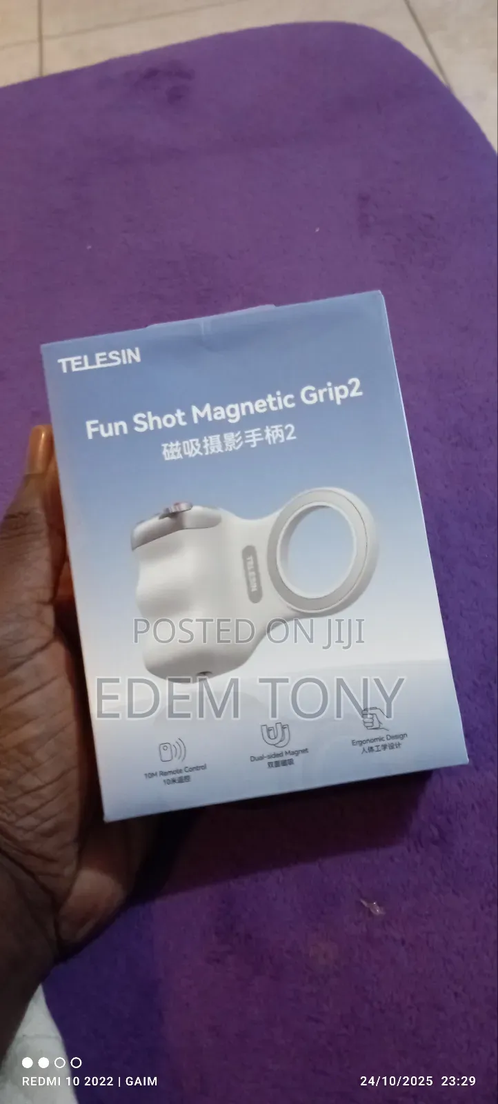 Telesin Fun Shot Magnetic Grip2