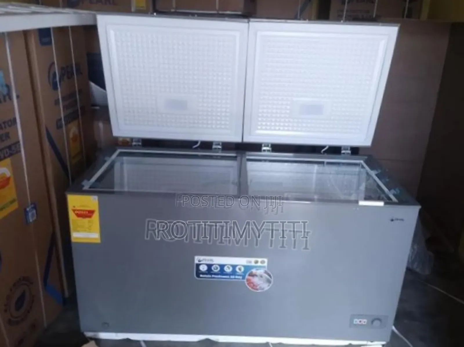 Pearl Chest Freezer 400 Liters Come With Sliding Glass Door