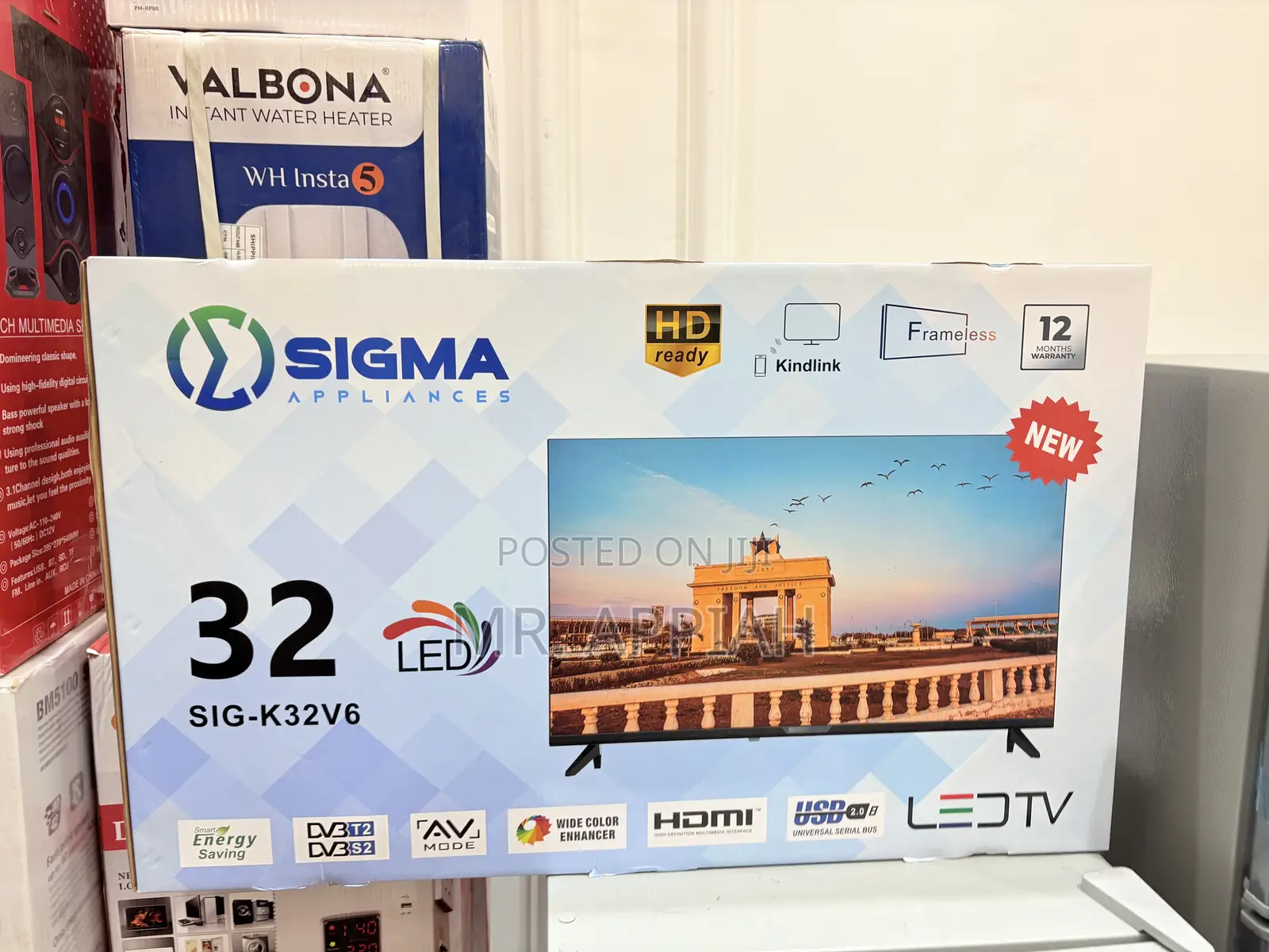 Fresh in Box Sigma 32 Inch FHD Television(Black)