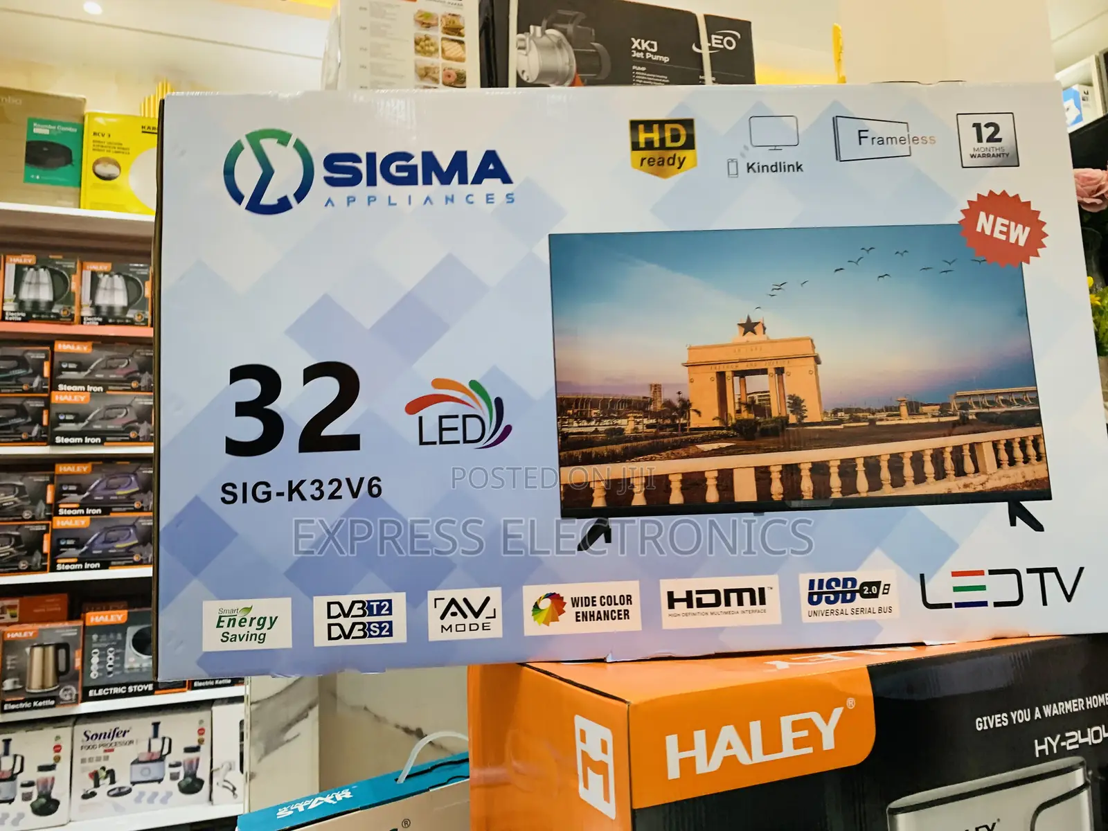 Grab Your Favorite Sig-K32v6. 32” FHD Satellite Digital Television