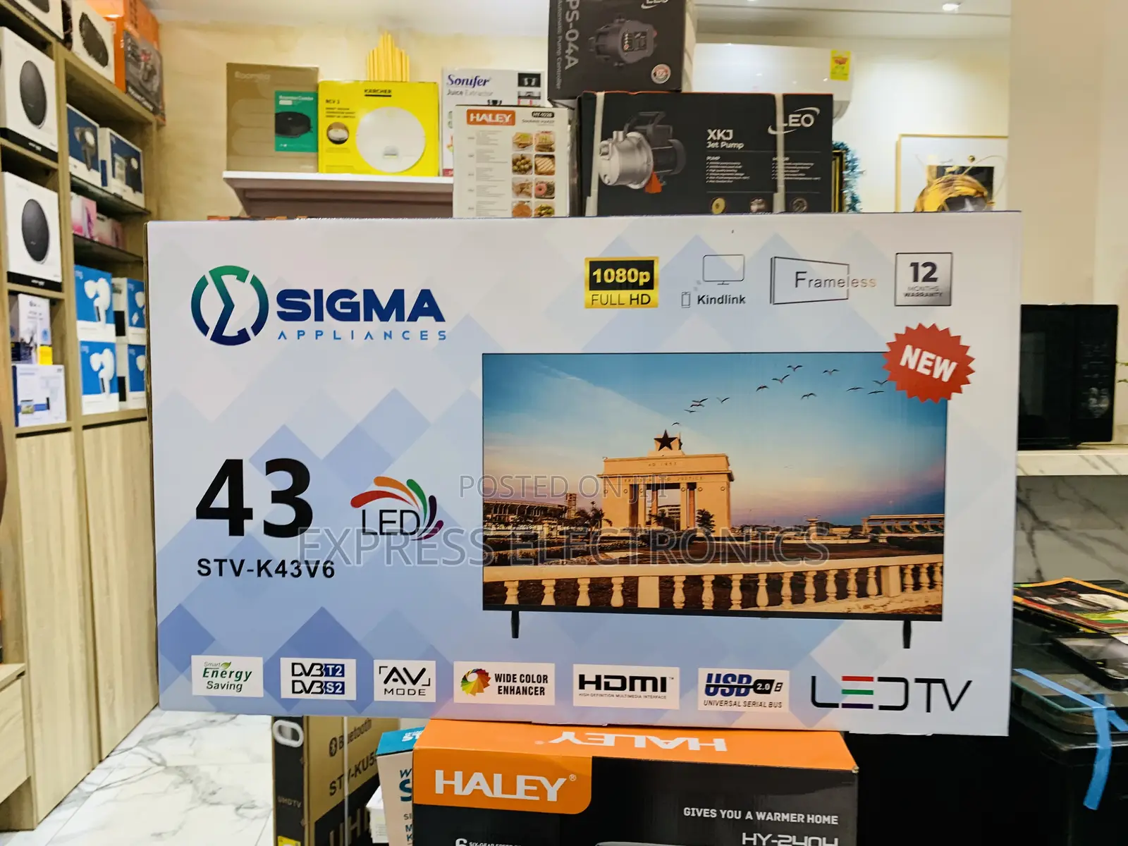 Grab the Best Tv Sigma Sig-K43v6. FHD Satellite Digital