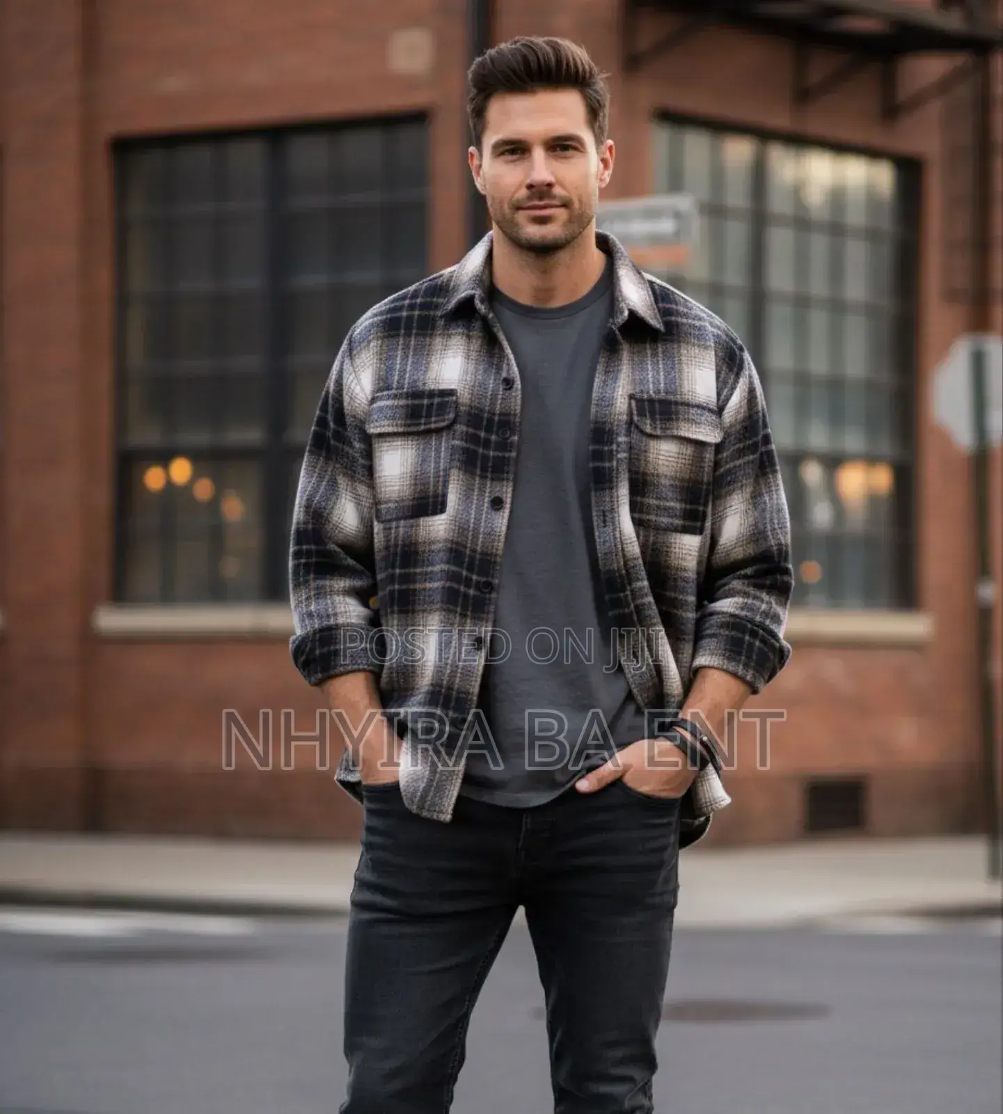 Original Men Check, Jacket, Hoodie Shirt