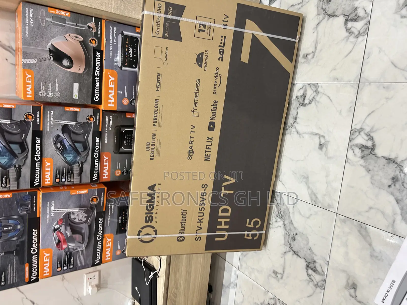 Unique Best 55 Inch Smart Uhd Led (Sig-Ku55v6-S) Sigma Ultra Tv