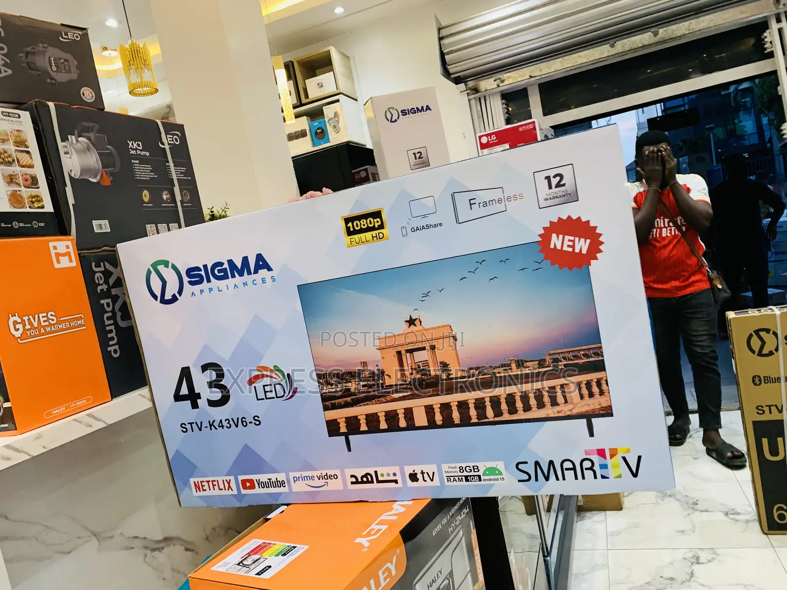 Spectacular Performance Sig-K43v6-S 43” Satellite Smart Tv