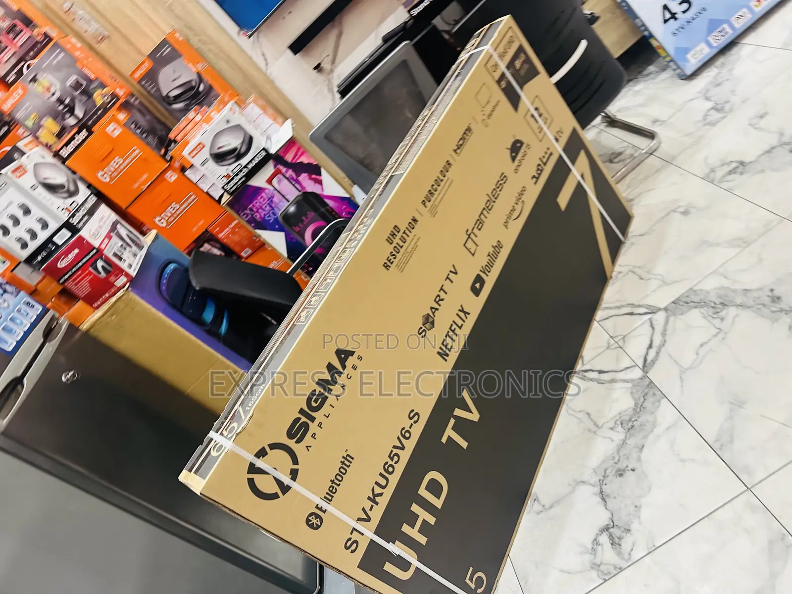 Available Now at Store Sig-Ku65v6-S. Uhd Smart Sigma 65”