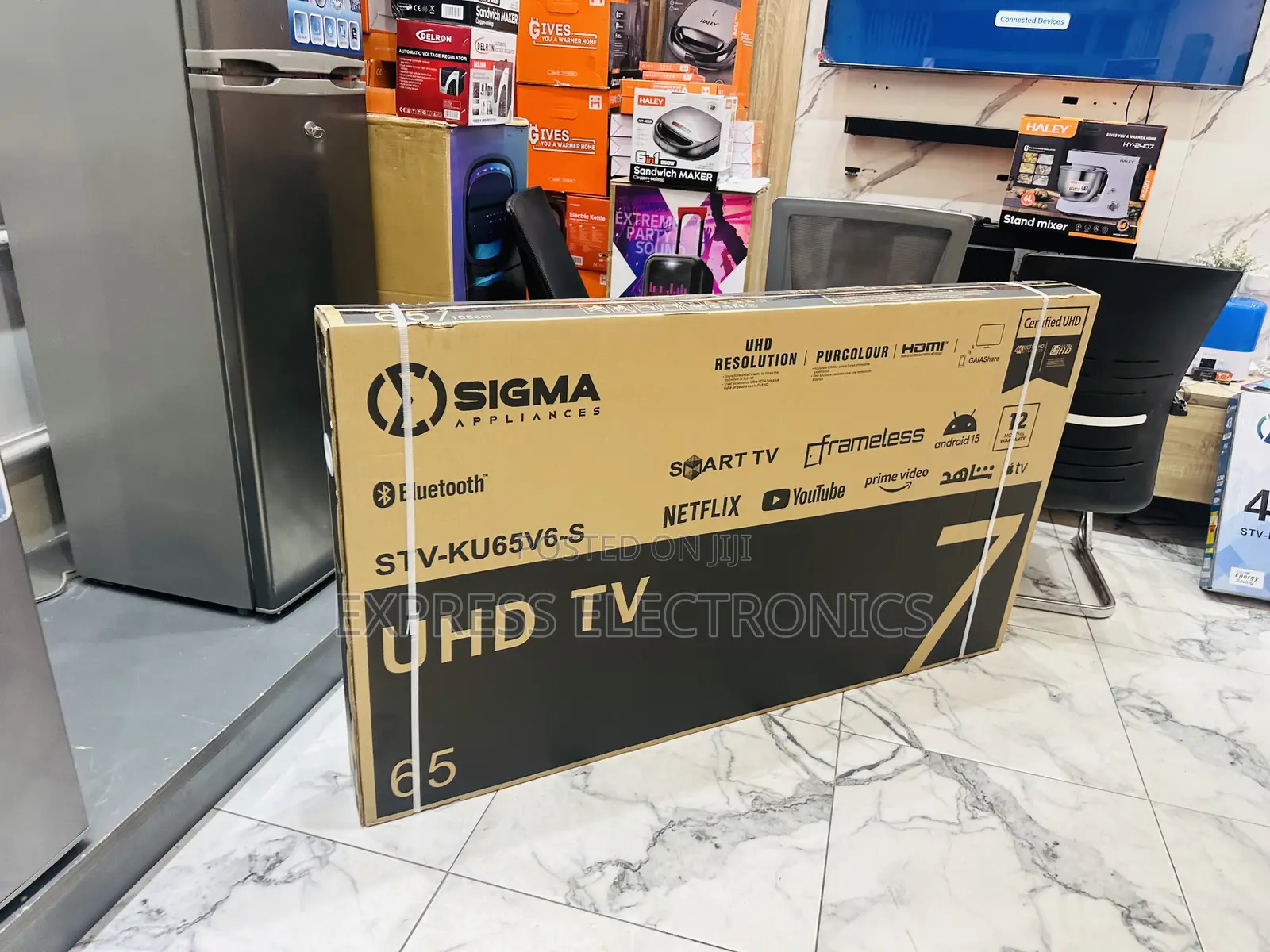 Ultra Slim Uhd Smart Sigma Sig-Ku65v6-S. 65”