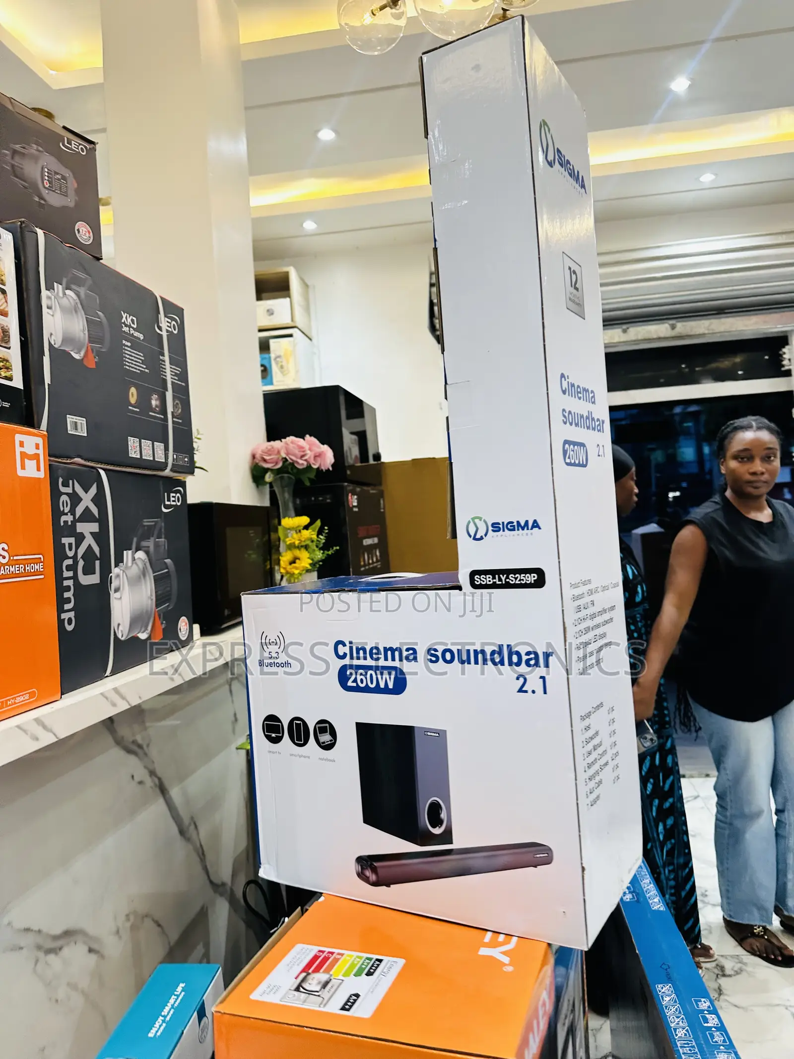 Grab Your Favorite SSB-Ly-S259p. Soundbar With Woofer Sigma