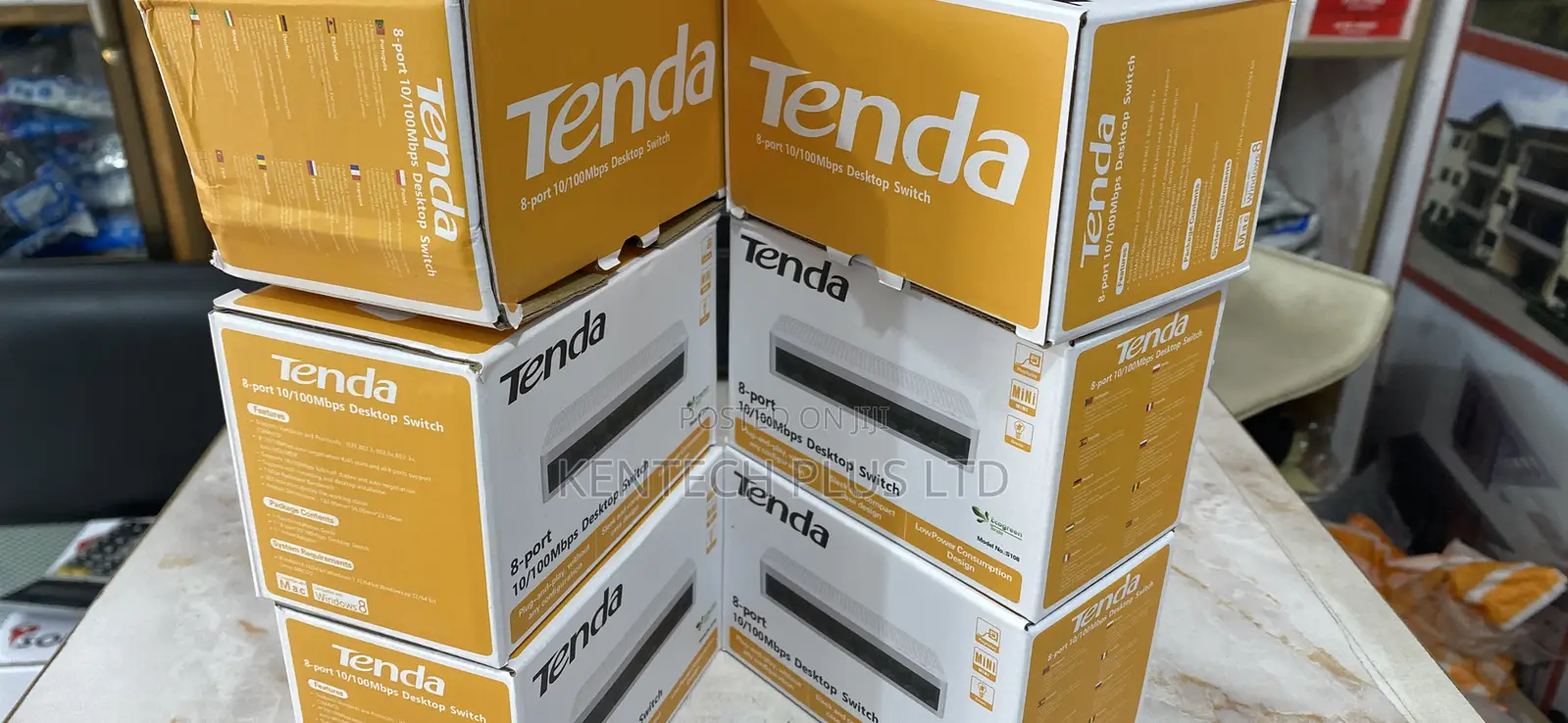 Tenda 8-Port Switch,8-Port 10/100mbps Desktop Switch