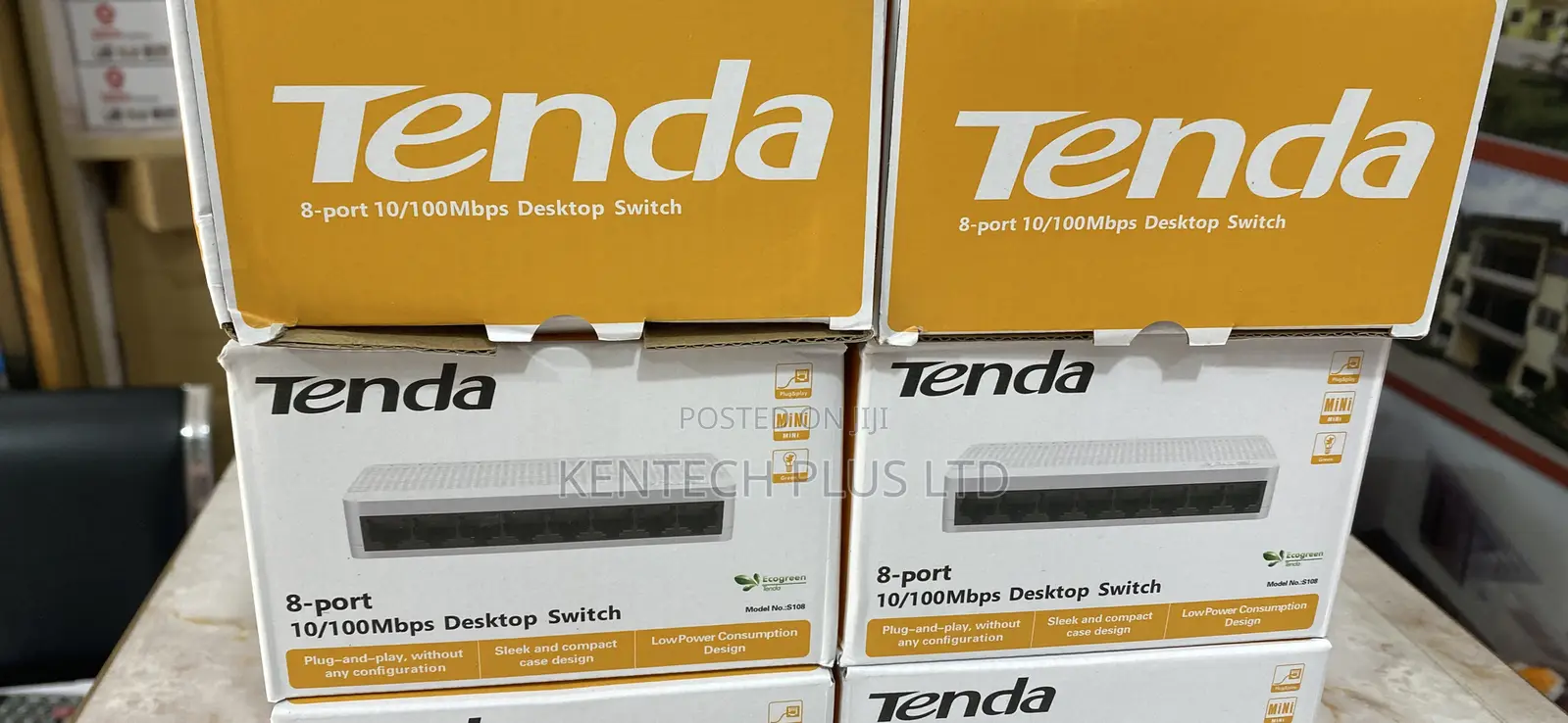 Tenda 8-Port Switch,8-Port 10/100mbps Desktop Switch