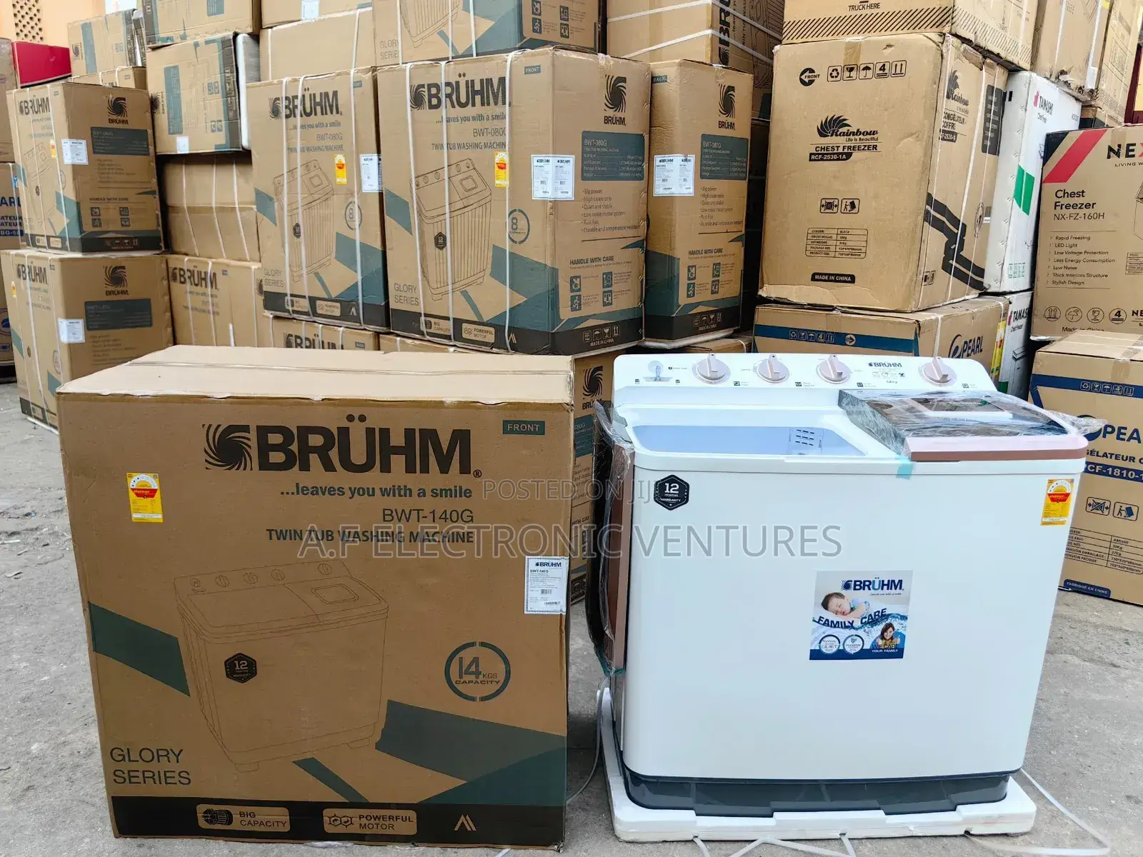 Bruhm 14kg Twin Tub Washing Machine