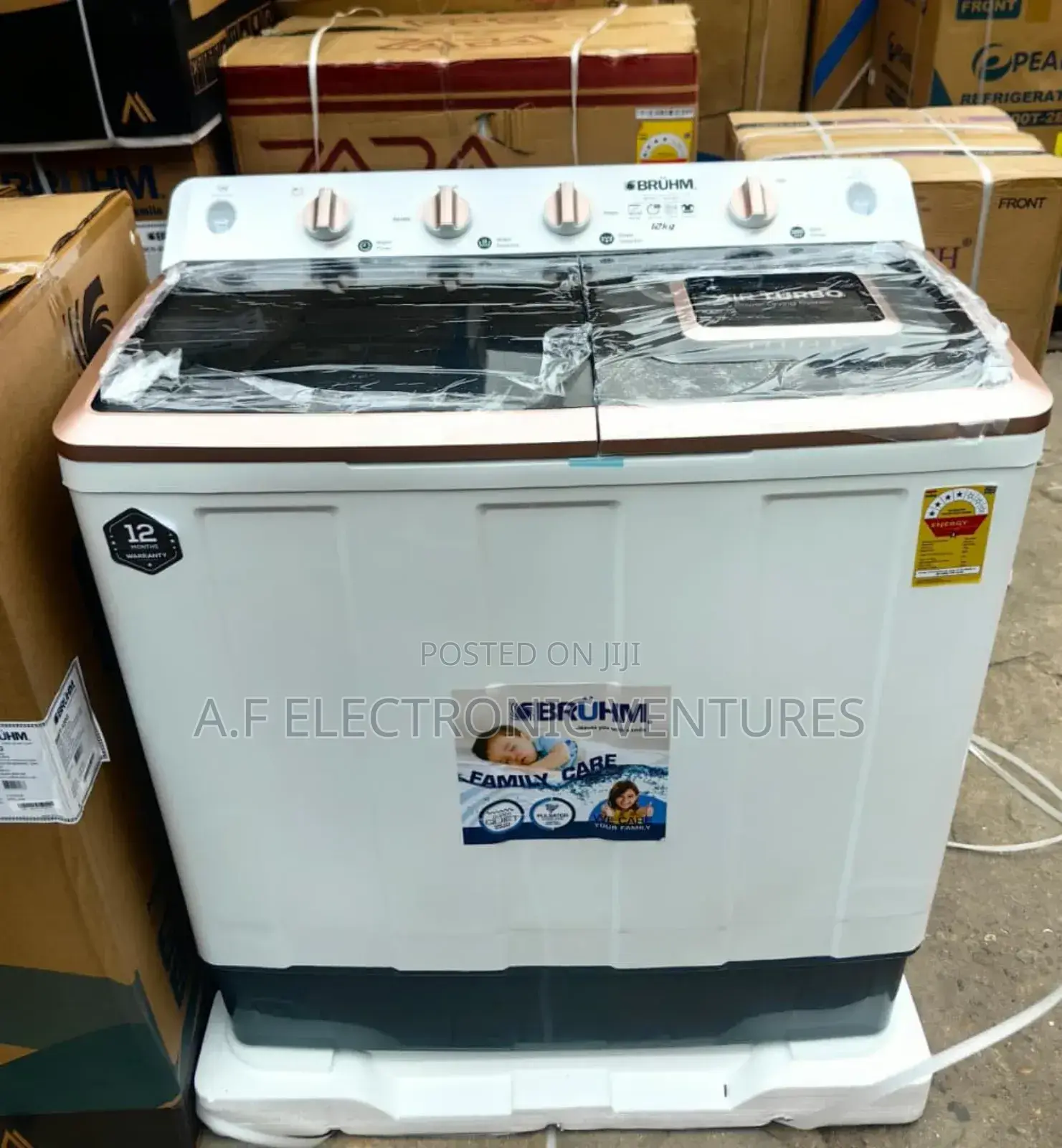 Bruhm 14kg Twin Tub Washing Machine