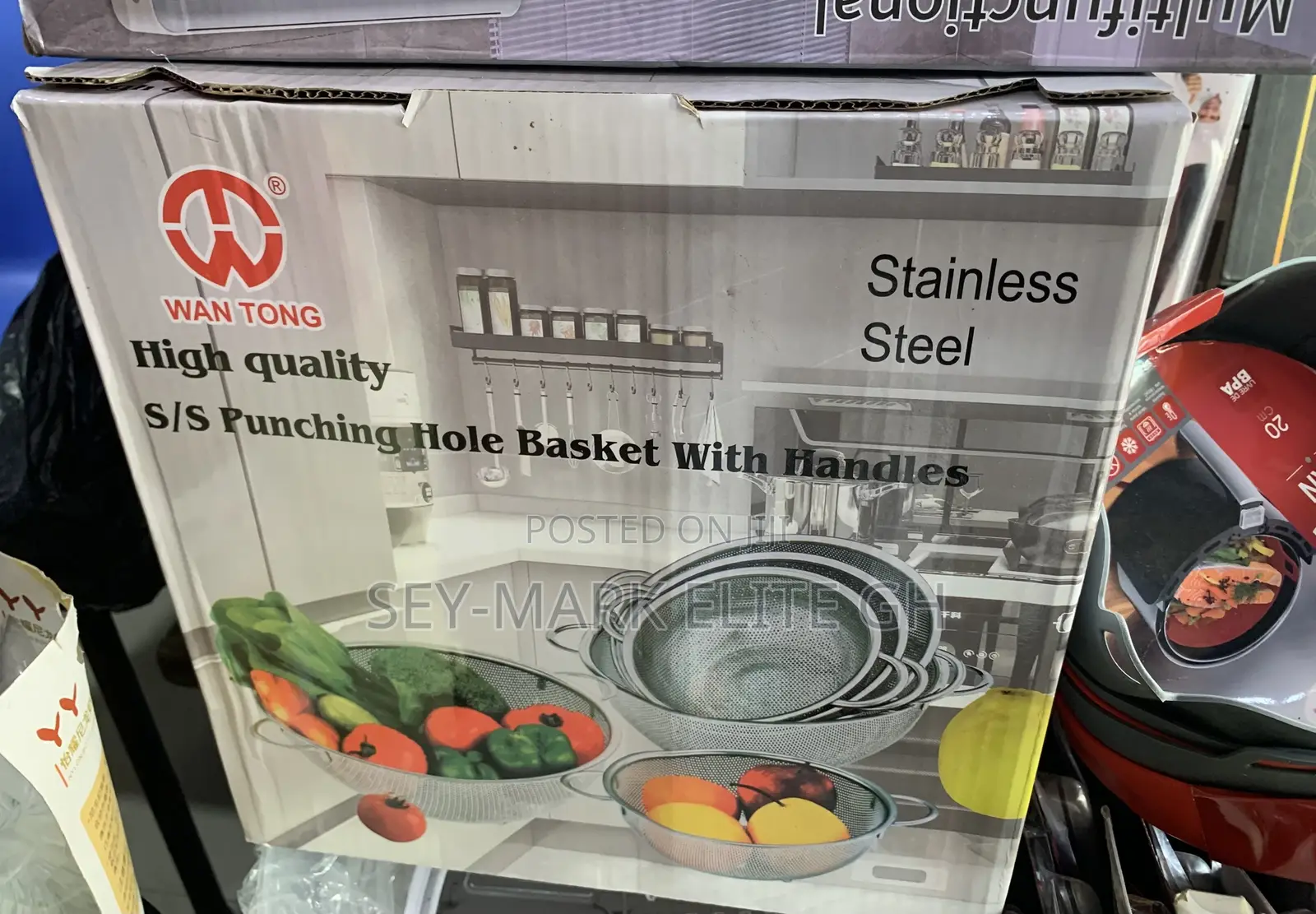 6pcs Stainless Steel Colander/ Strainer Set