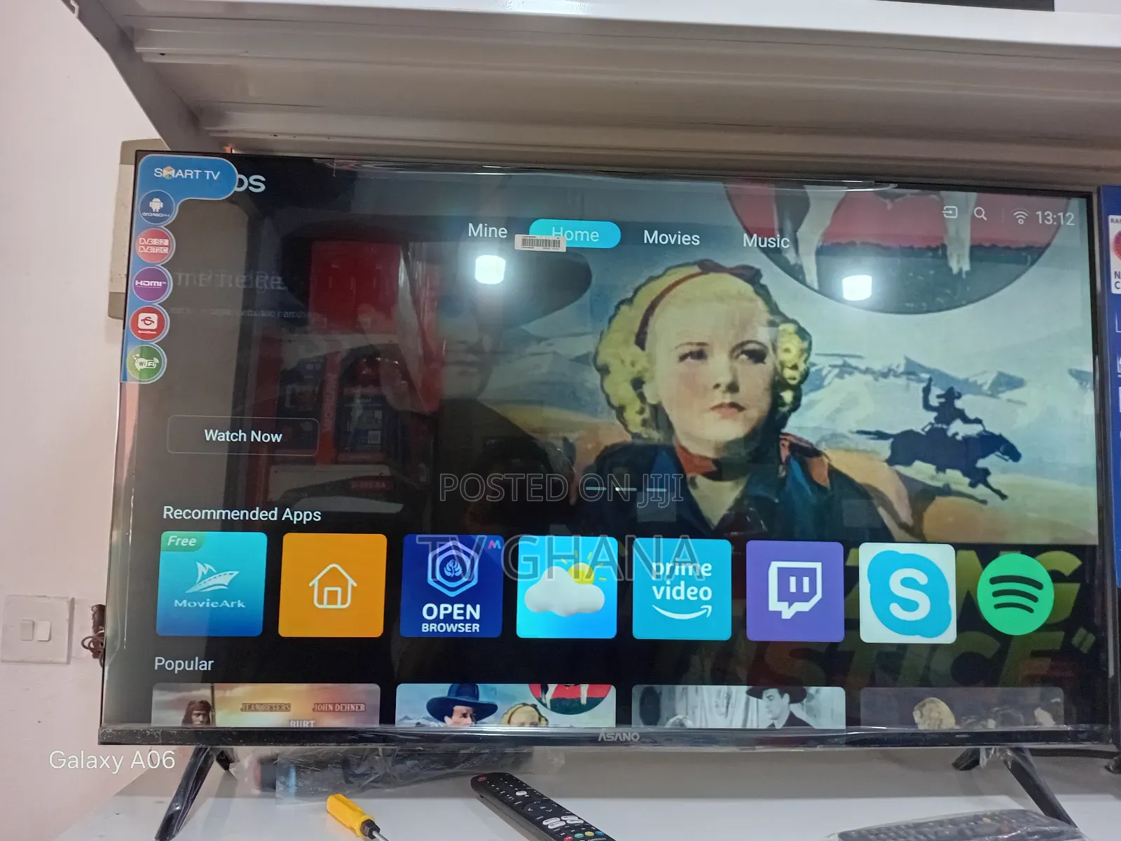 Asano 43 Inches Smart Digital Tv – Wifi, Hdmi Usb Ready