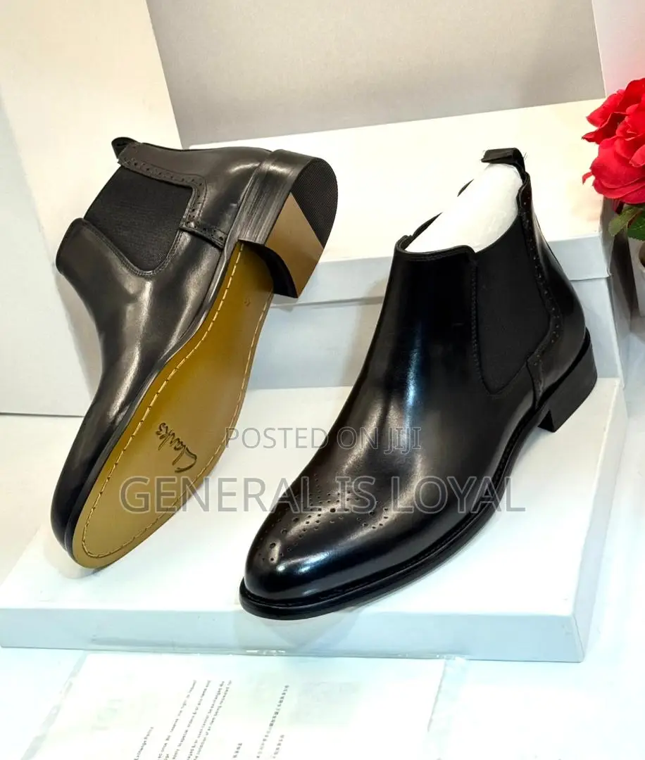 Clarks Black Stretch / Elastic Boot