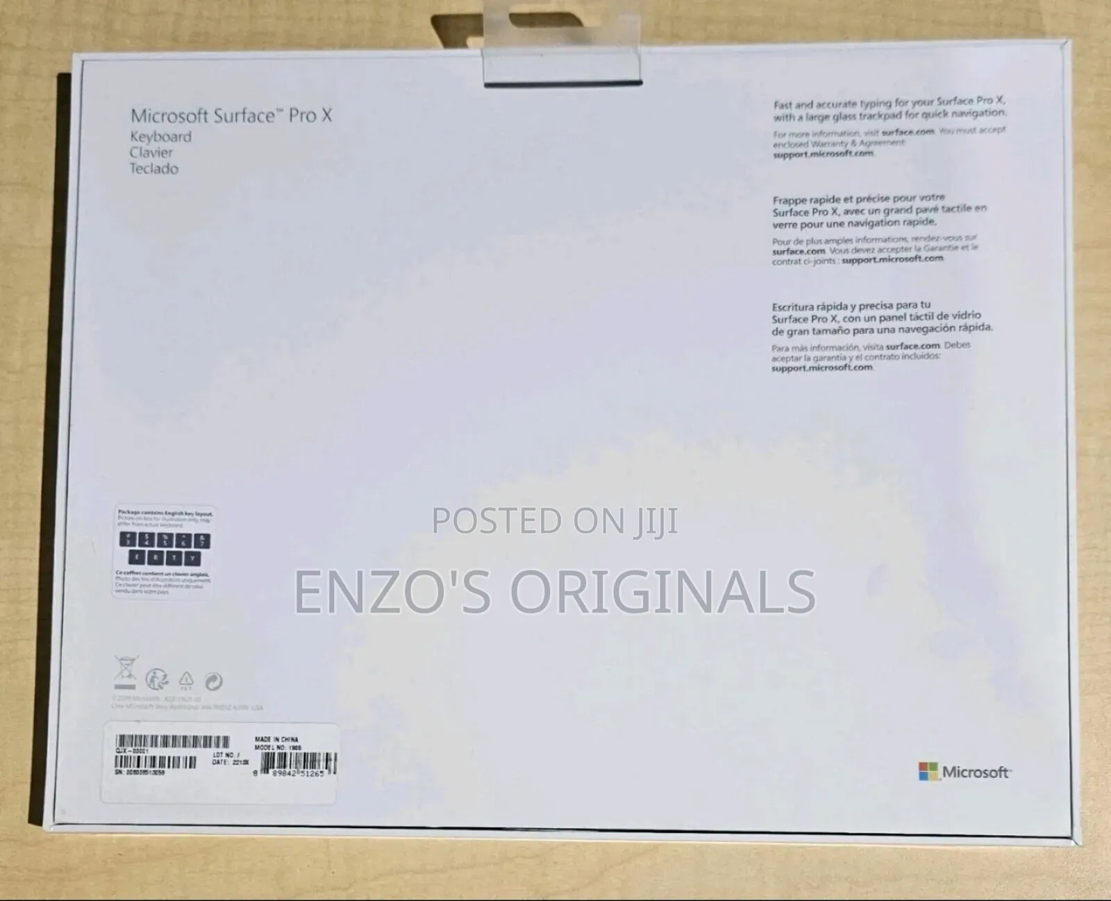 Microsoft Surface Pro X, Pro 8 To Pro 11 Keyboard Original New Sealed