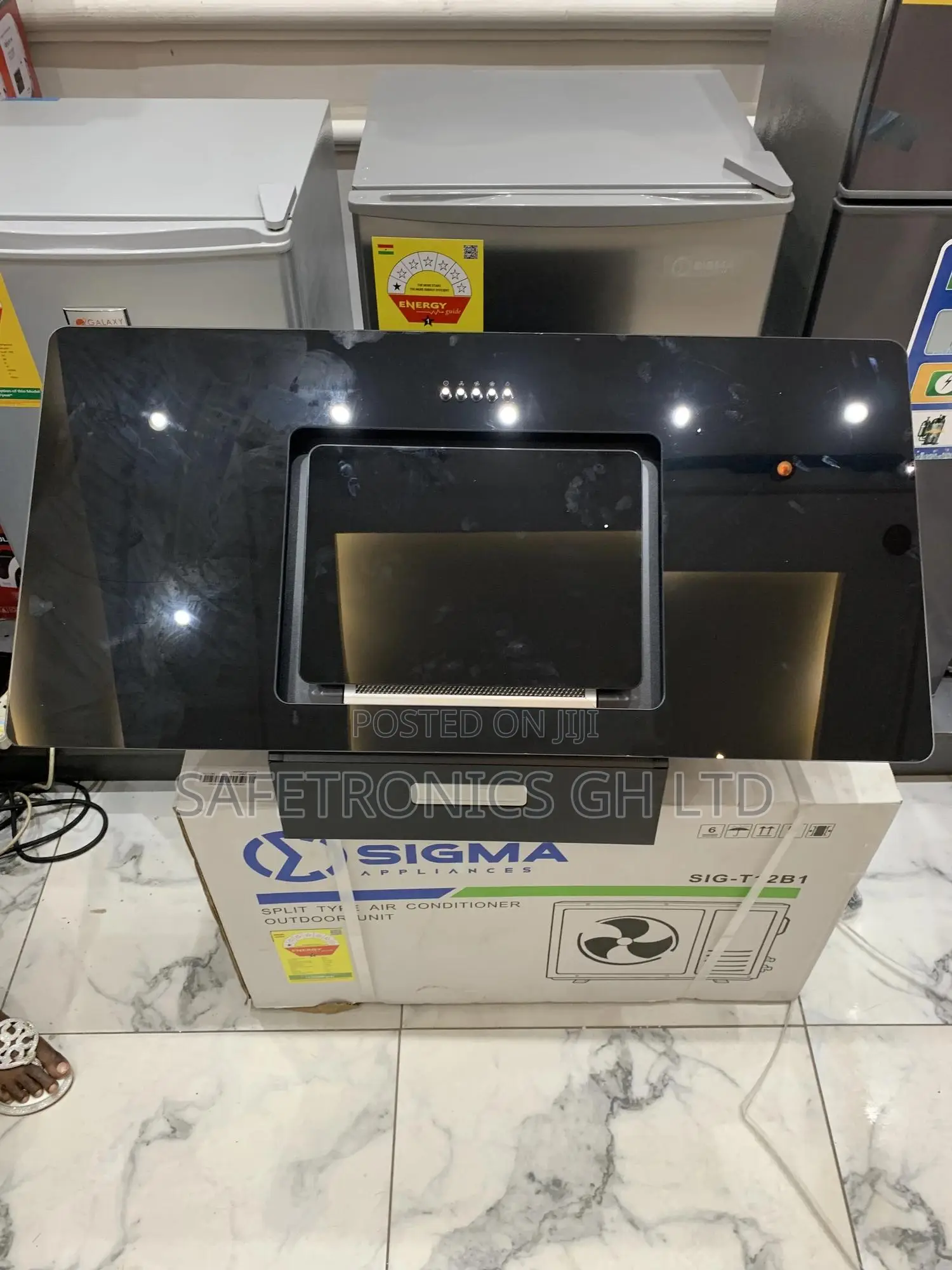 Shop Approved (Sbi-Hood-M90j76 90 Cm) Sigma Extractor Black Mirror