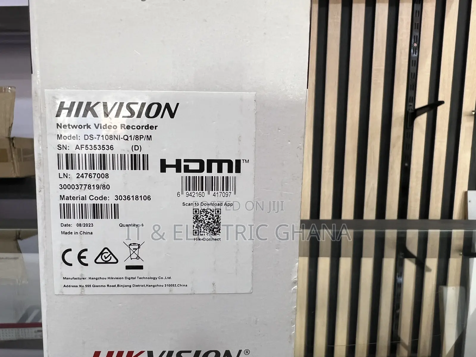 Hikvision 8 Channel Nvr, Full Poe