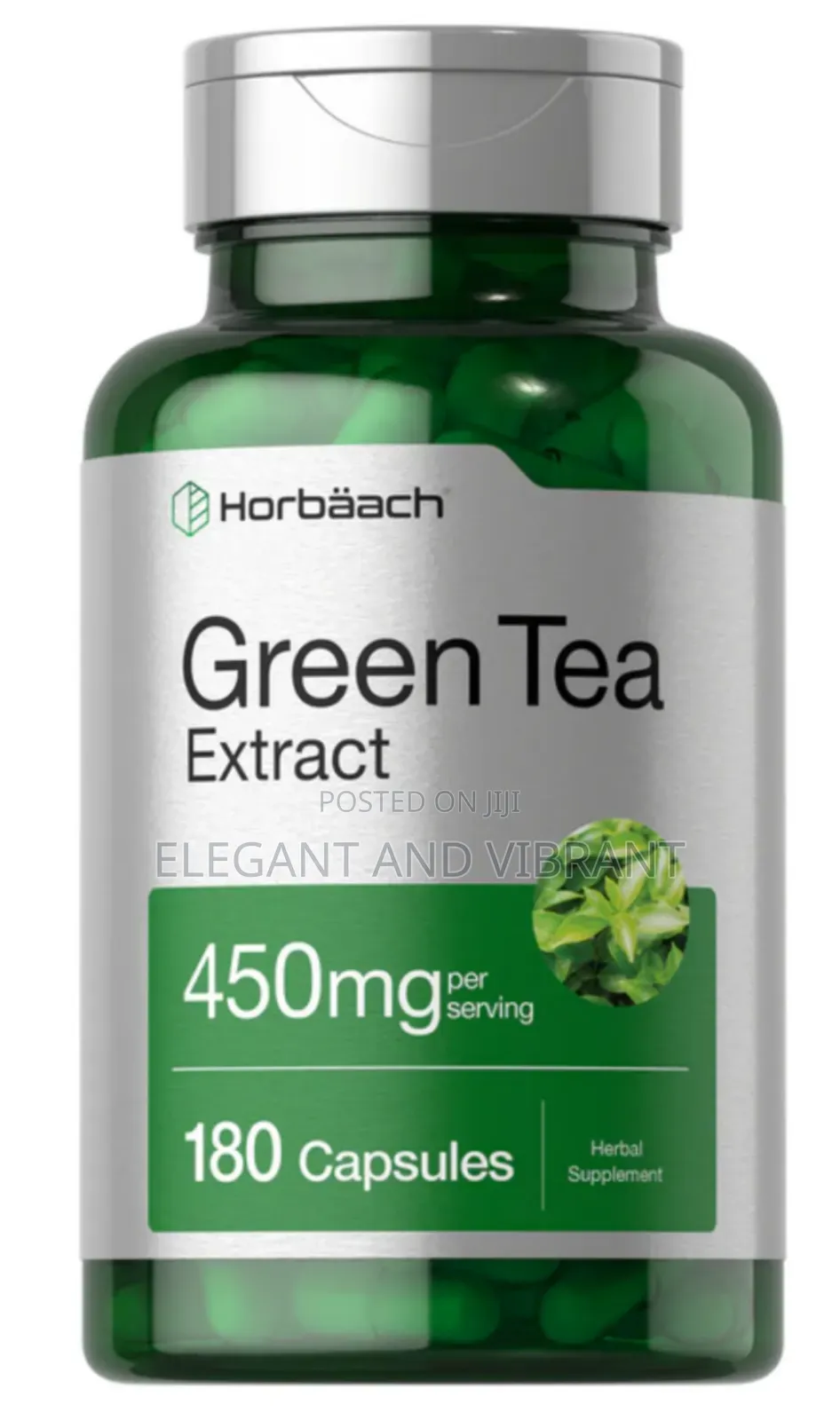 Green Tea Extract 450mg Per Serving | 180 Capsules