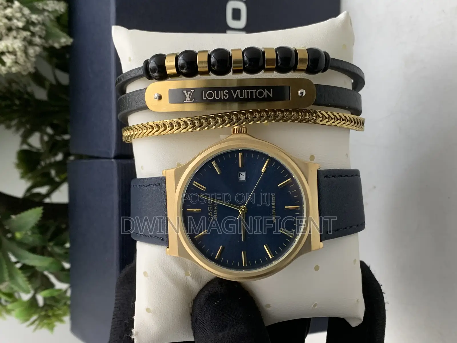 Casio Watch and Bracelet Set