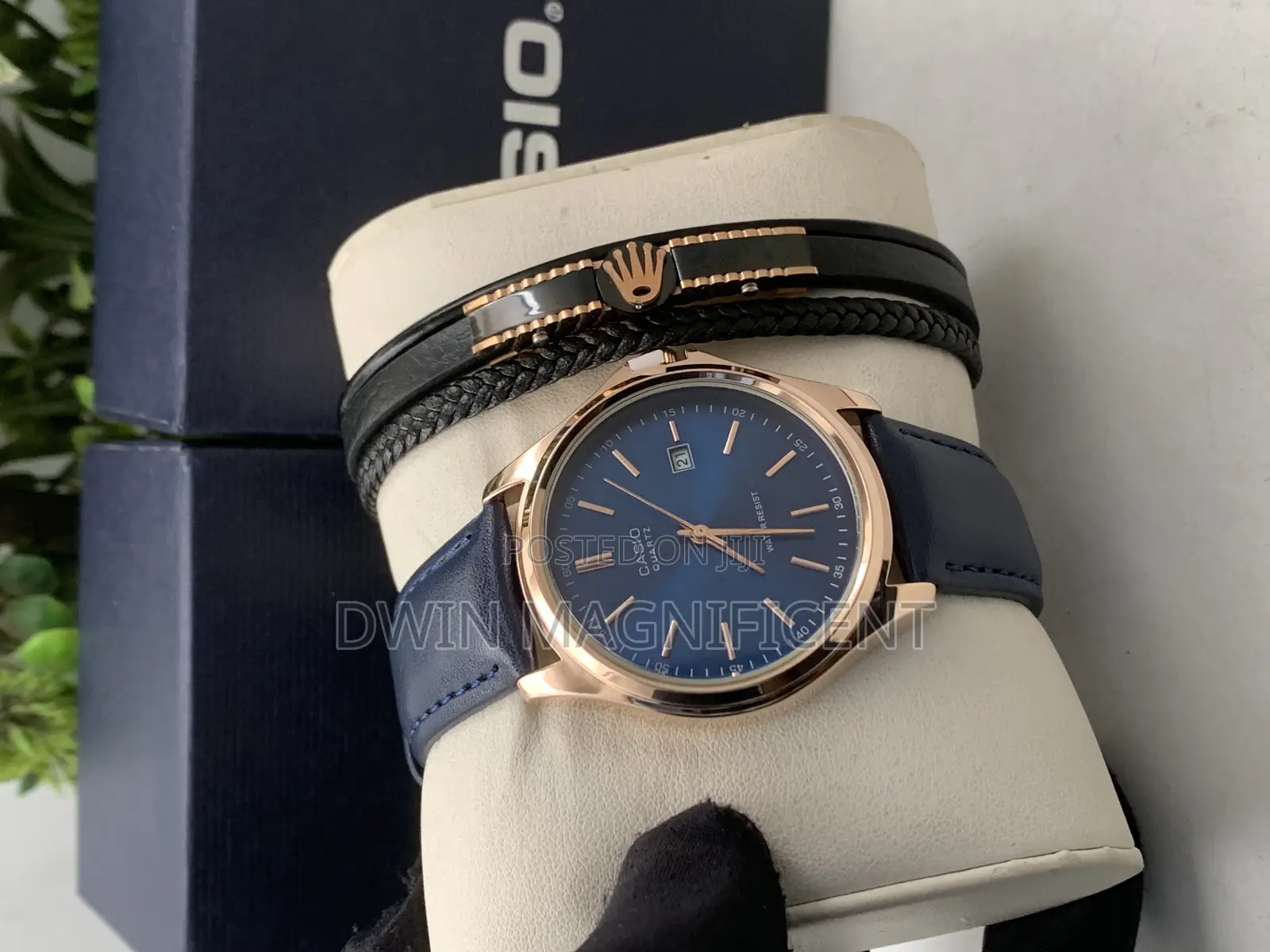 Casio Watch and Bracelet Set